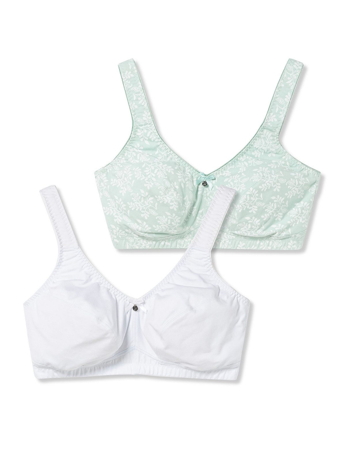 Sheego Entlastungs-BH Große Größen ohne Bügel, als 2er Pack in floral und uni