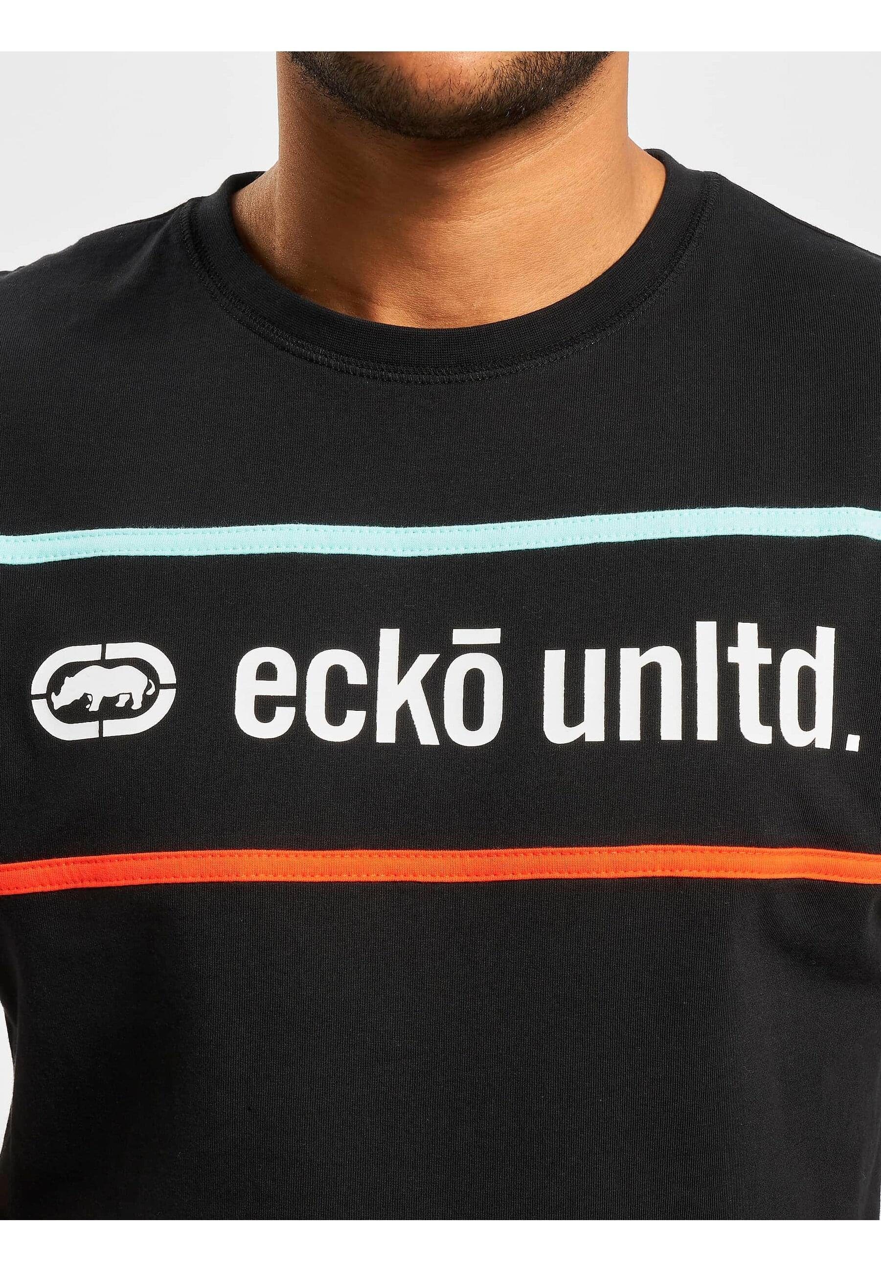 T-Shirt Herren Unltd. Boort (1-tlg) black Ecko T-Shirt