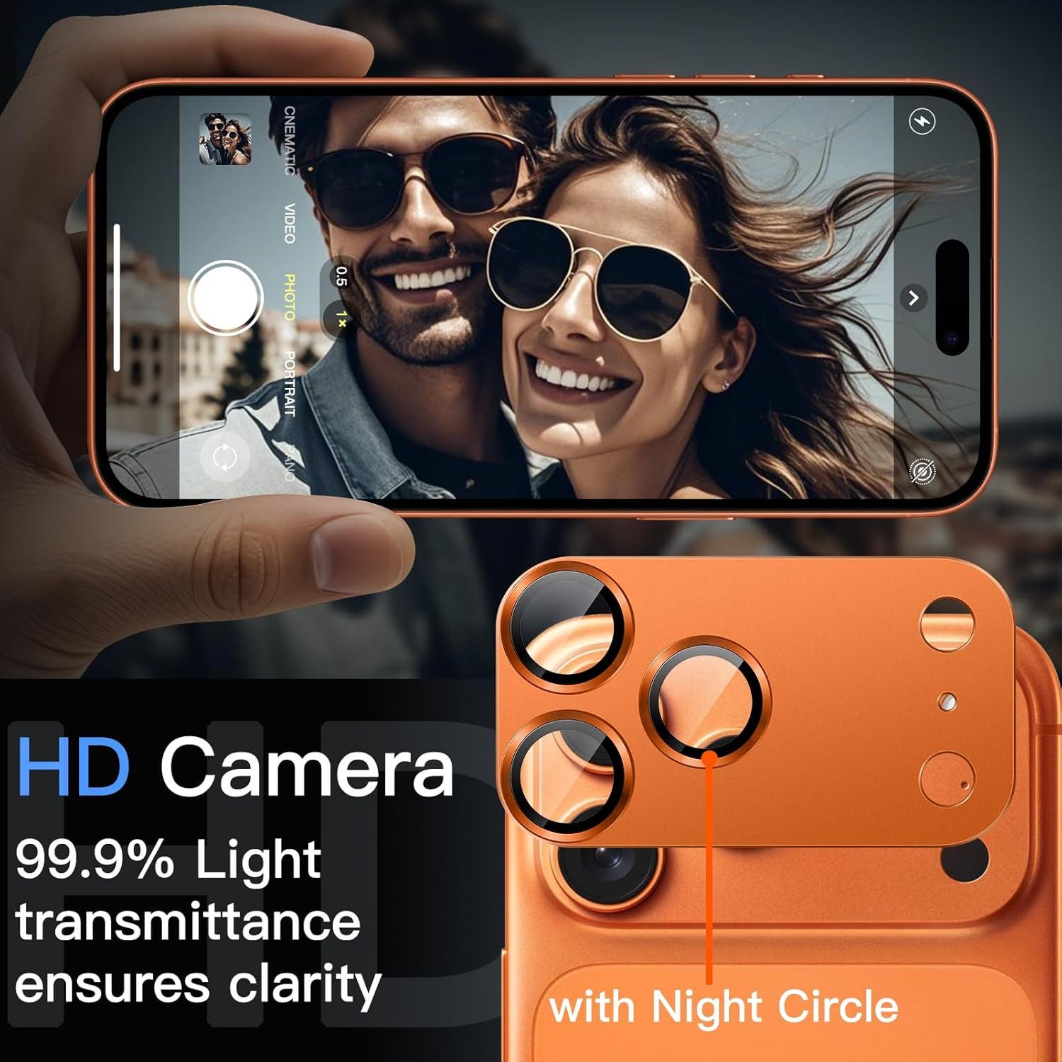 MSM Kameraschutzglas 3D Kameraglas für Apple iPhone 17 Pro Max Panzerfolie Titan – Bild 5 von 5