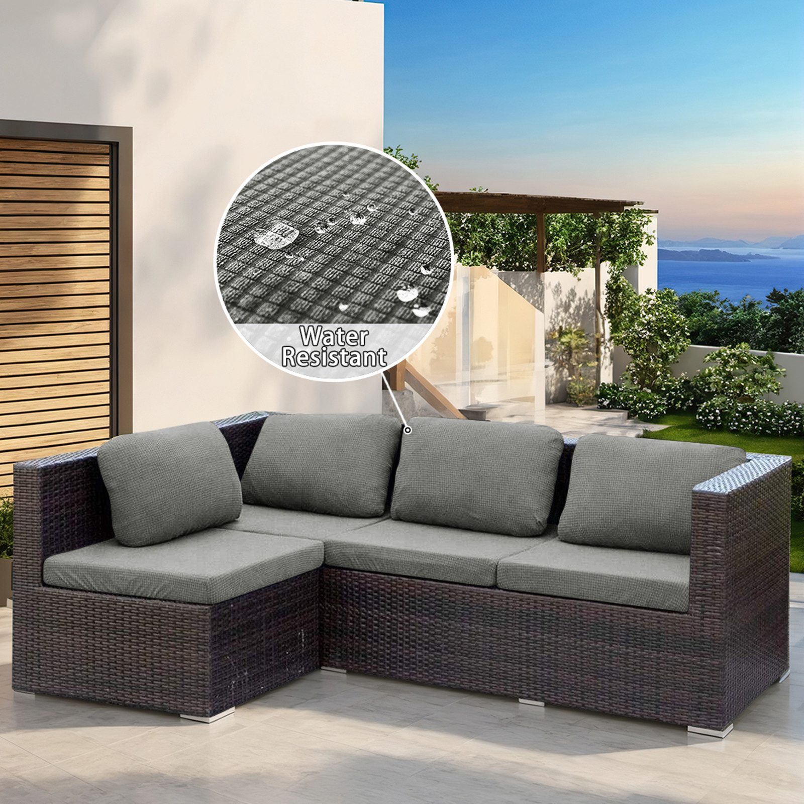 Jibenhome Sofahusse Sofa Sitzkissenbezug, Wasserdichte Stretch günstig online kaufen