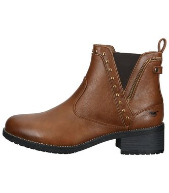 MUSTANG Stiefelette Lederimitat Schnürstiefelette