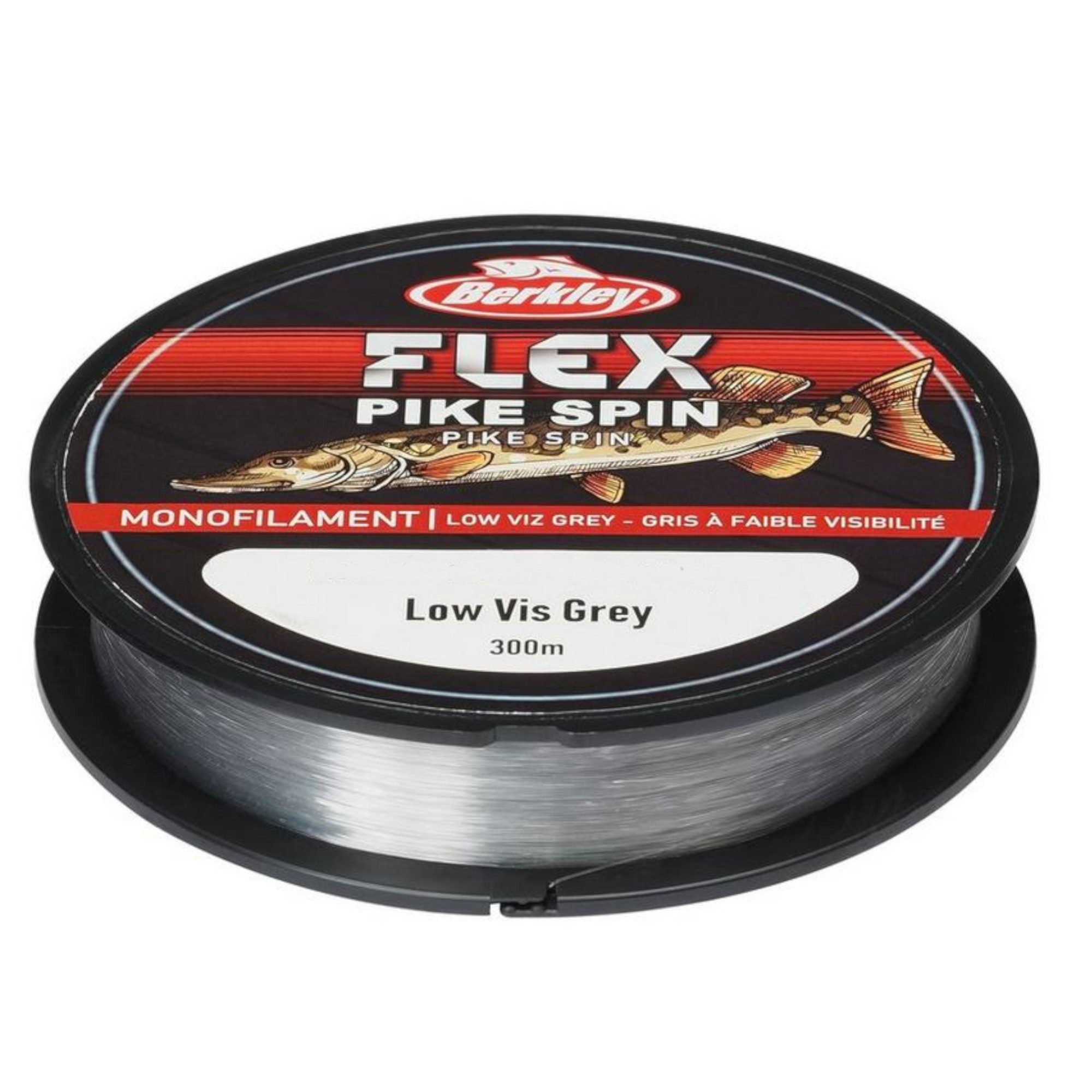 Berkley Angelschnur Berkley Flex Ss Pikespin 300M .25 Lvgrey, 0.25 m Länge, 0.25 mm Fadendurchmesser, (1-St)