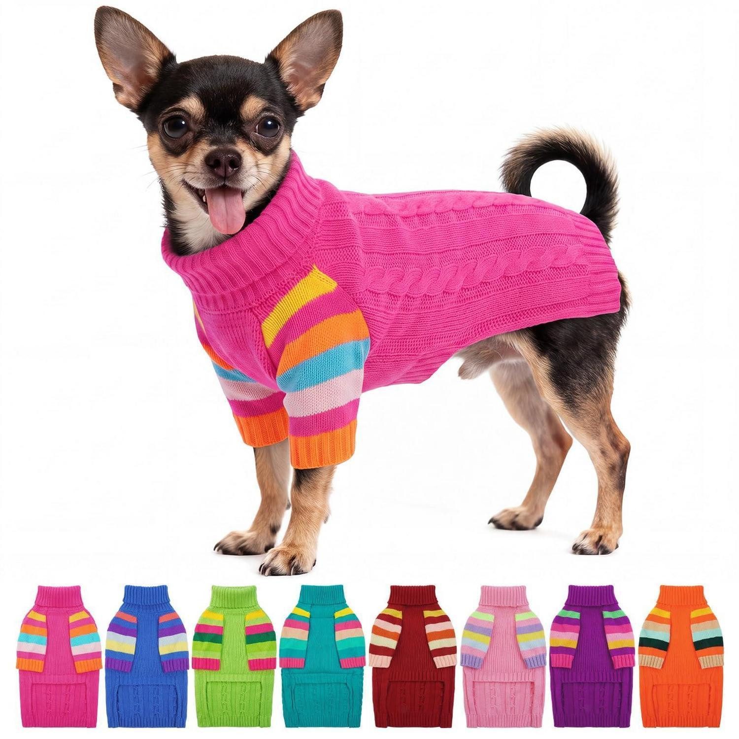 LuxusKollektion Hundepullover Hundepullover Grün XS Rosarot