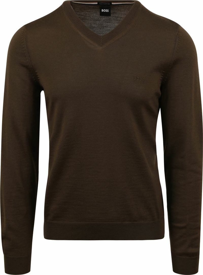 HUGO Langarmshirt V-Kragen Langarmshirt für Herren (1-tlg., keine Angabe)