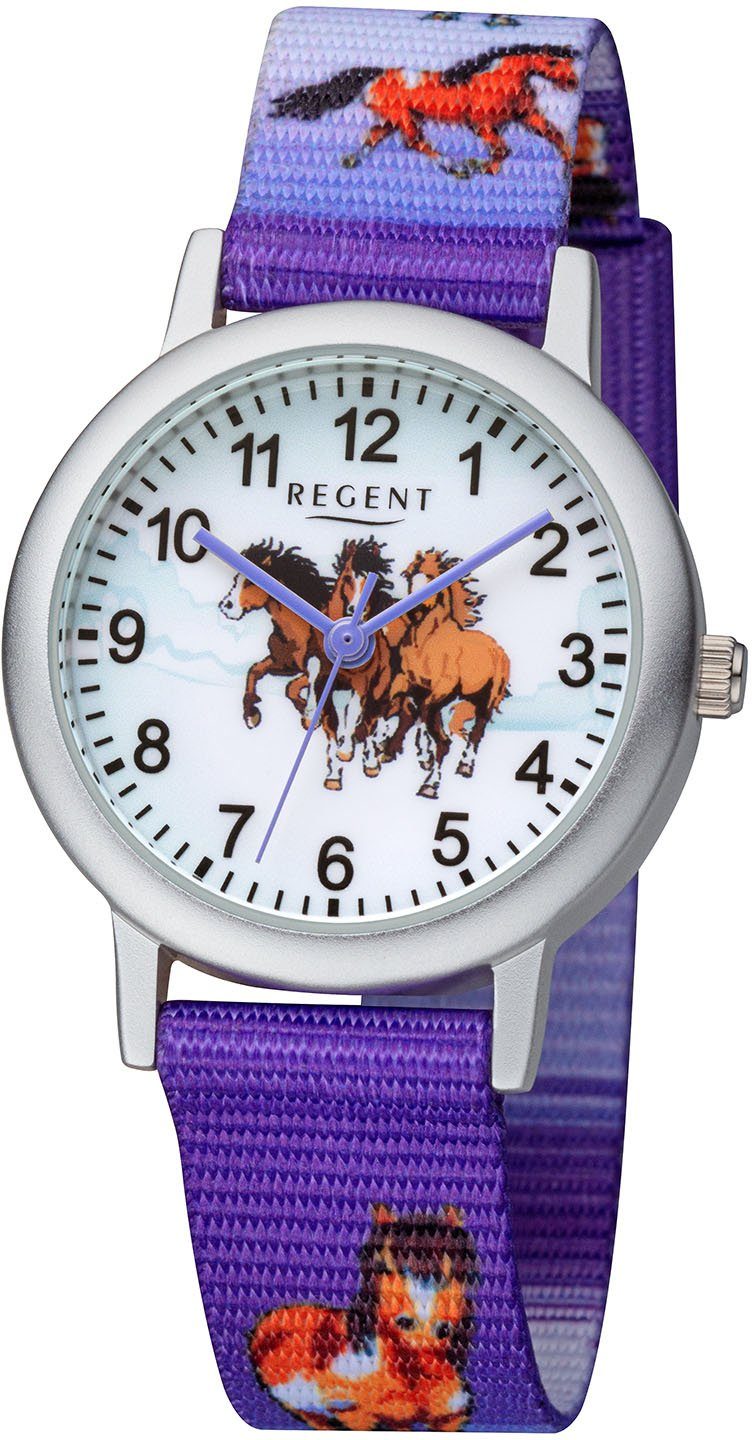 Regent Quarzuhr F1364 - lila ideal als Geschenk auch 7675.19.19