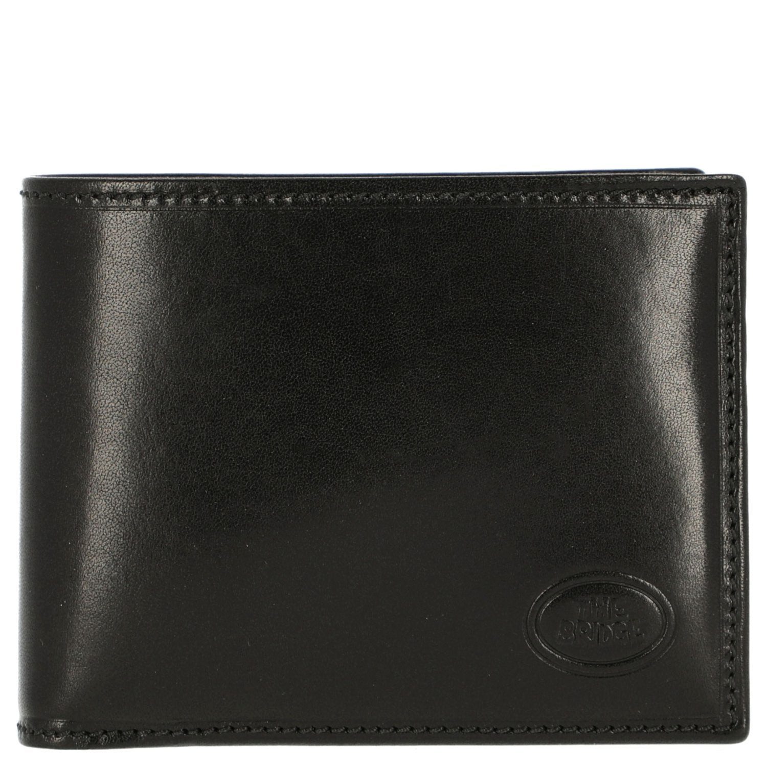 THE BRIDGE Kartenetui Story Uomo - Kreditkartenetui 8cc Leder 12.5 cm (black)