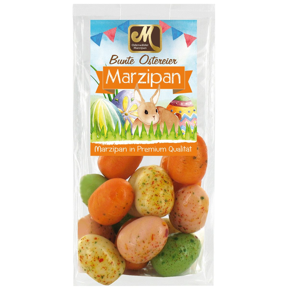 Odenwälder Marzipankonditorei Süßigkeit, Odenwälder Marzipan Ostereierle Eili bunte Edelmarzipan Eier 150g