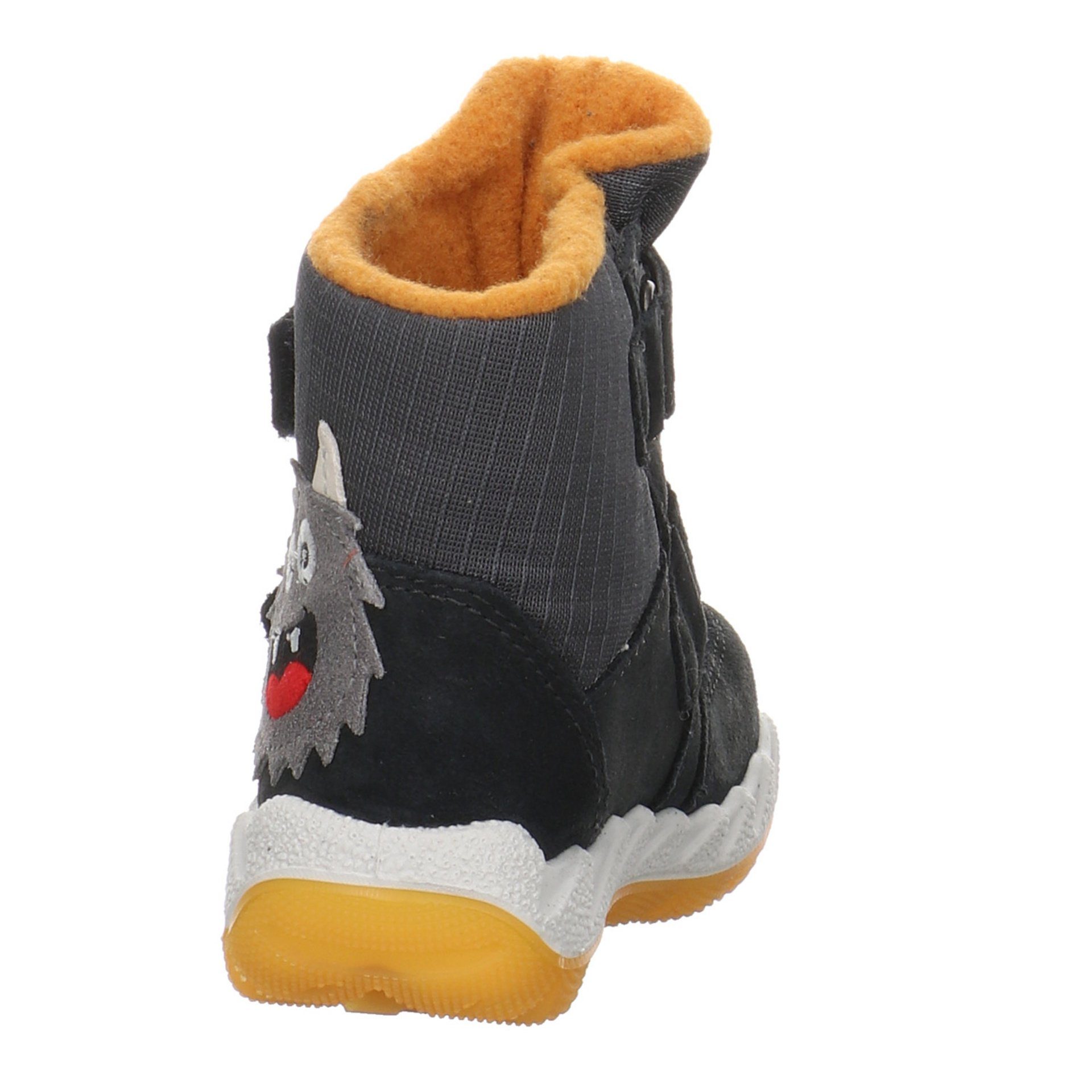 Superfit Baby Icebird Lauflernschuh grau Leder-/Textilkombination Krabbelschuhe Lauflernschuhe Boots gelb