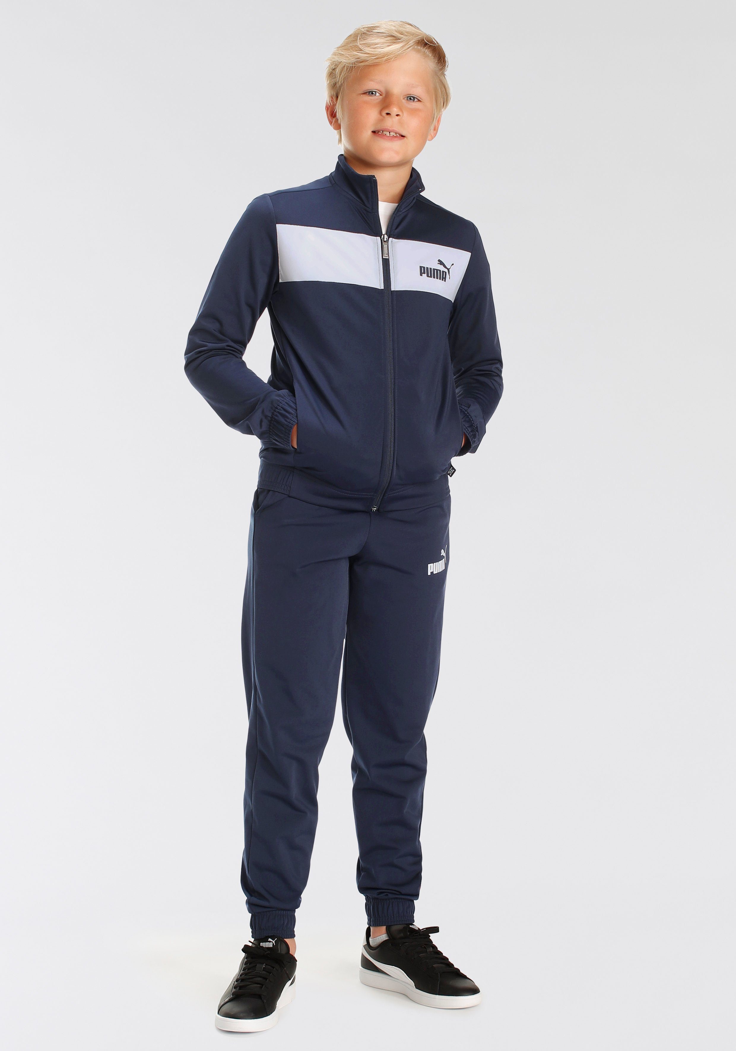 Genießen Sie große Rabatte PUMA Jogginganzug POLY SUIT CL Peacoat 2-tlg) B (Set