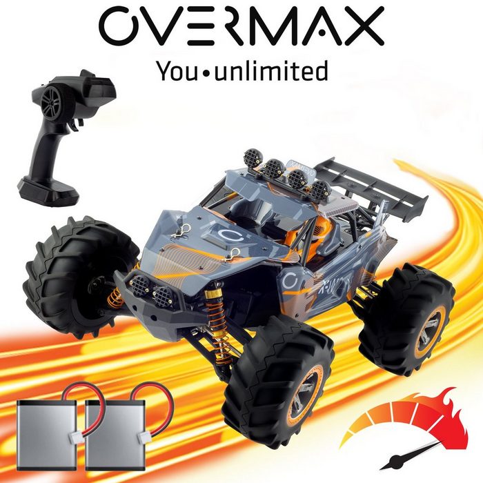 Overmax RC-Auto X-WAVE Amphibisch 4x4 Metall + Nylon 100 Meter