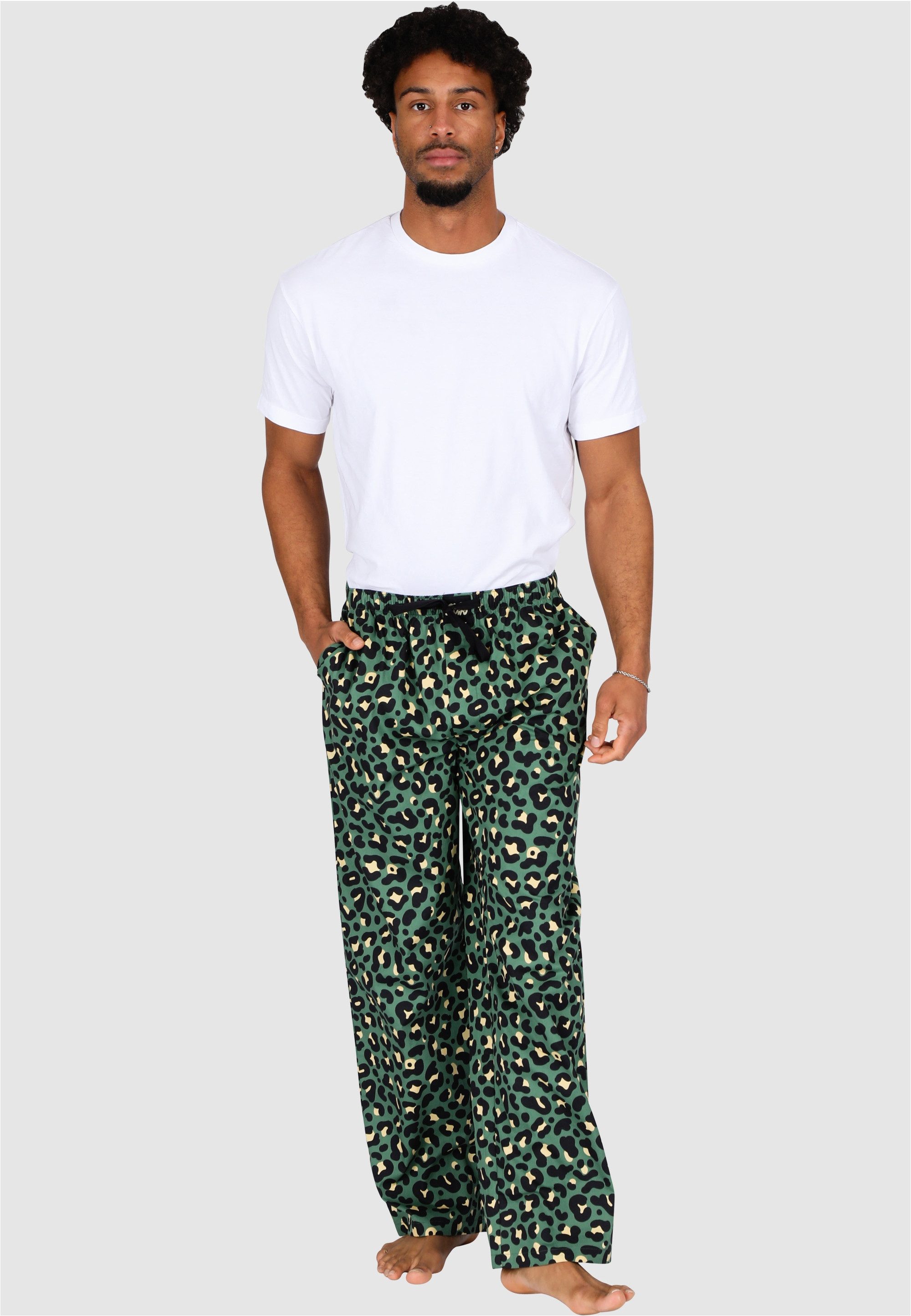Lousy Livin Stoffhose Pant Leroy mit Leoparden Print