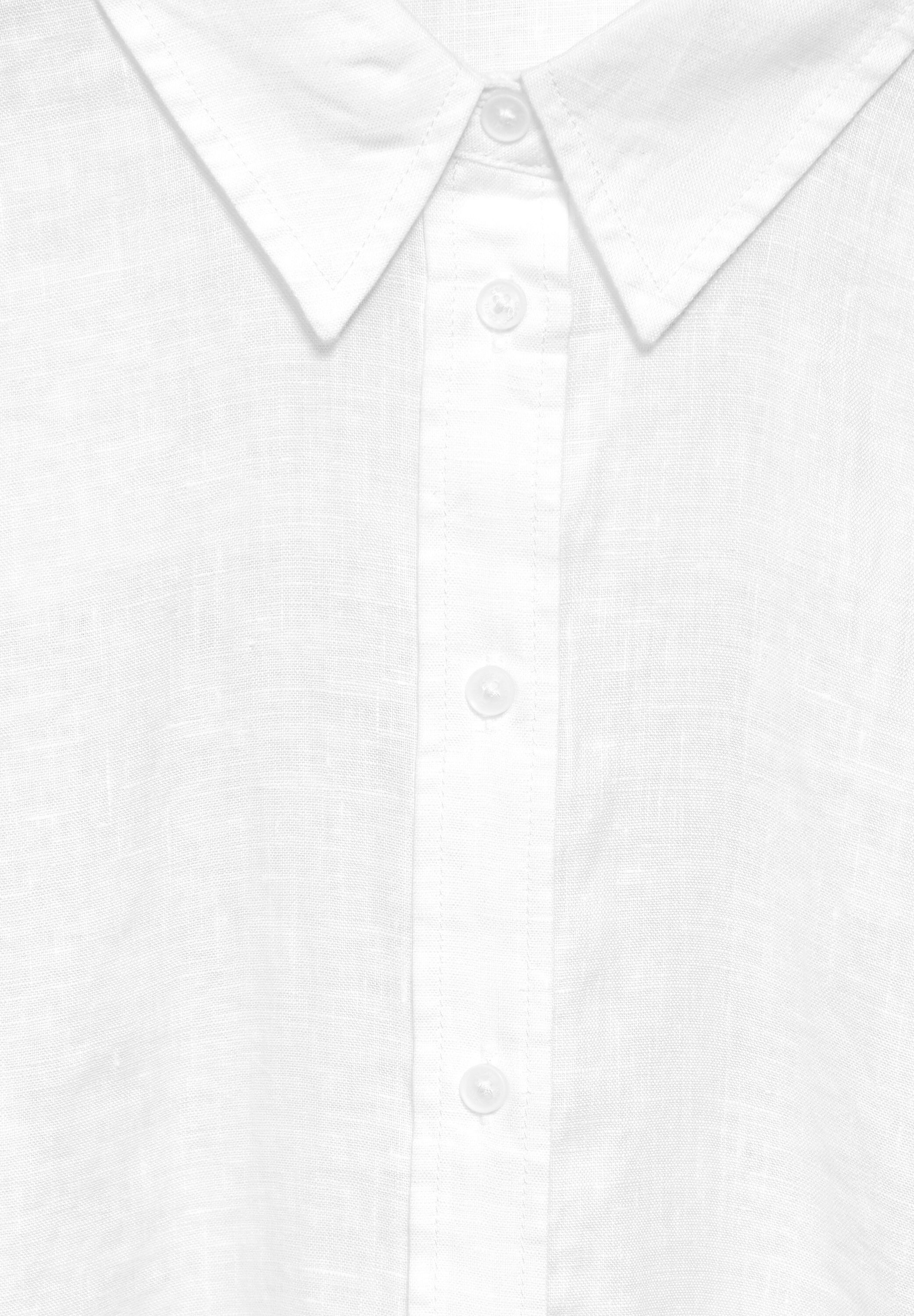 CECIL Kurzarmbluse in Unifarbe