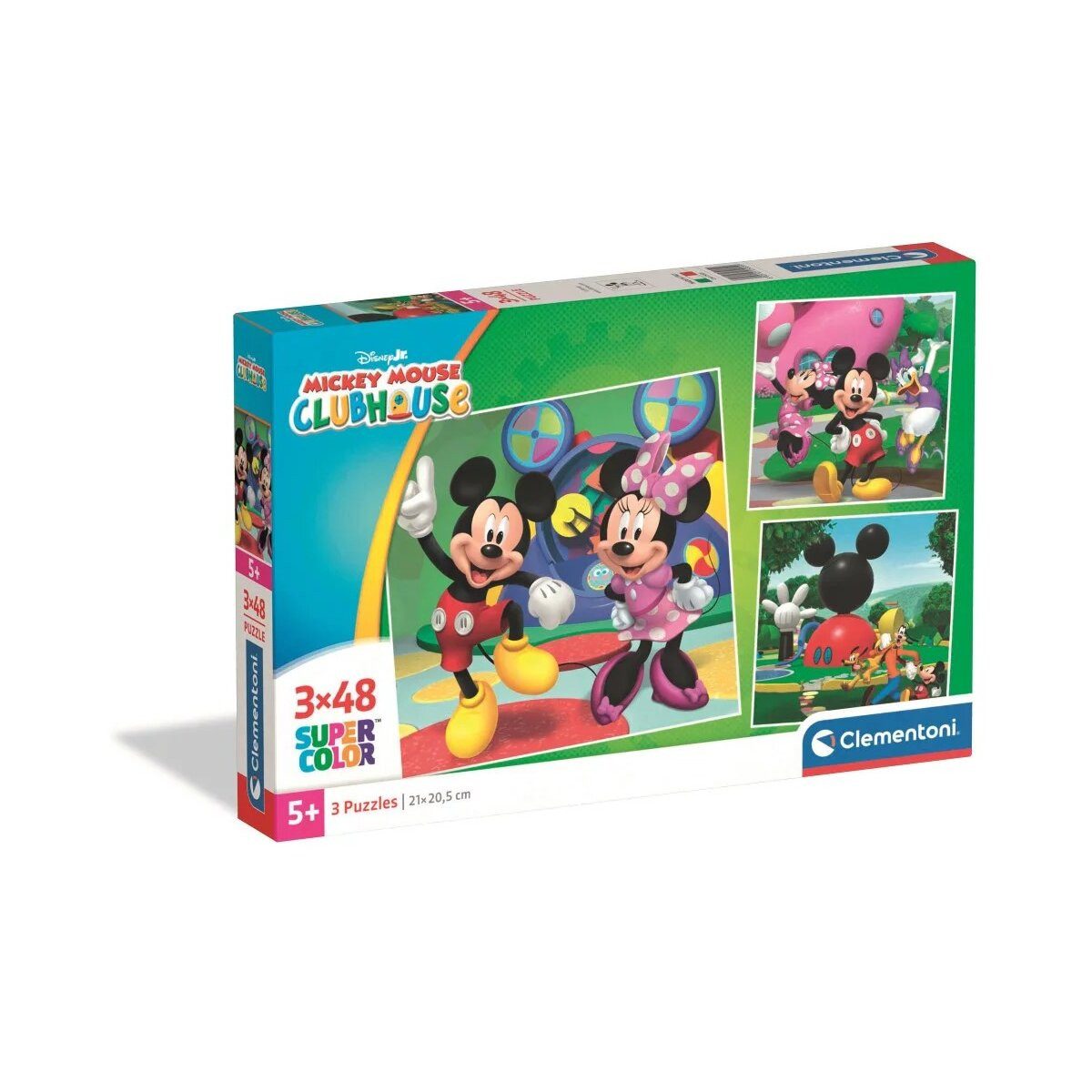 Disney Lernspielzeug Disney Mickey Clubhouse 3x48 Stk. Clementoni Puzzle