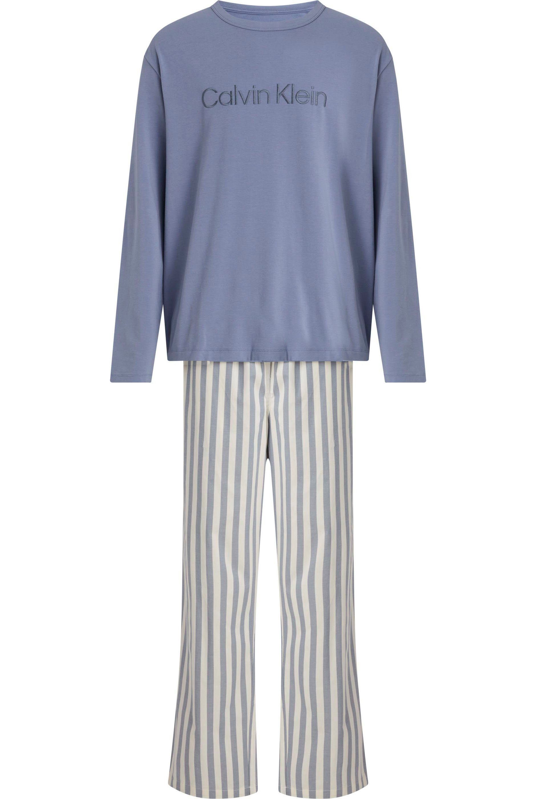 Calvin Klein Underwear Schlafanzug L/S PANT SET im Mix & Match Stil | Pyjamahosen