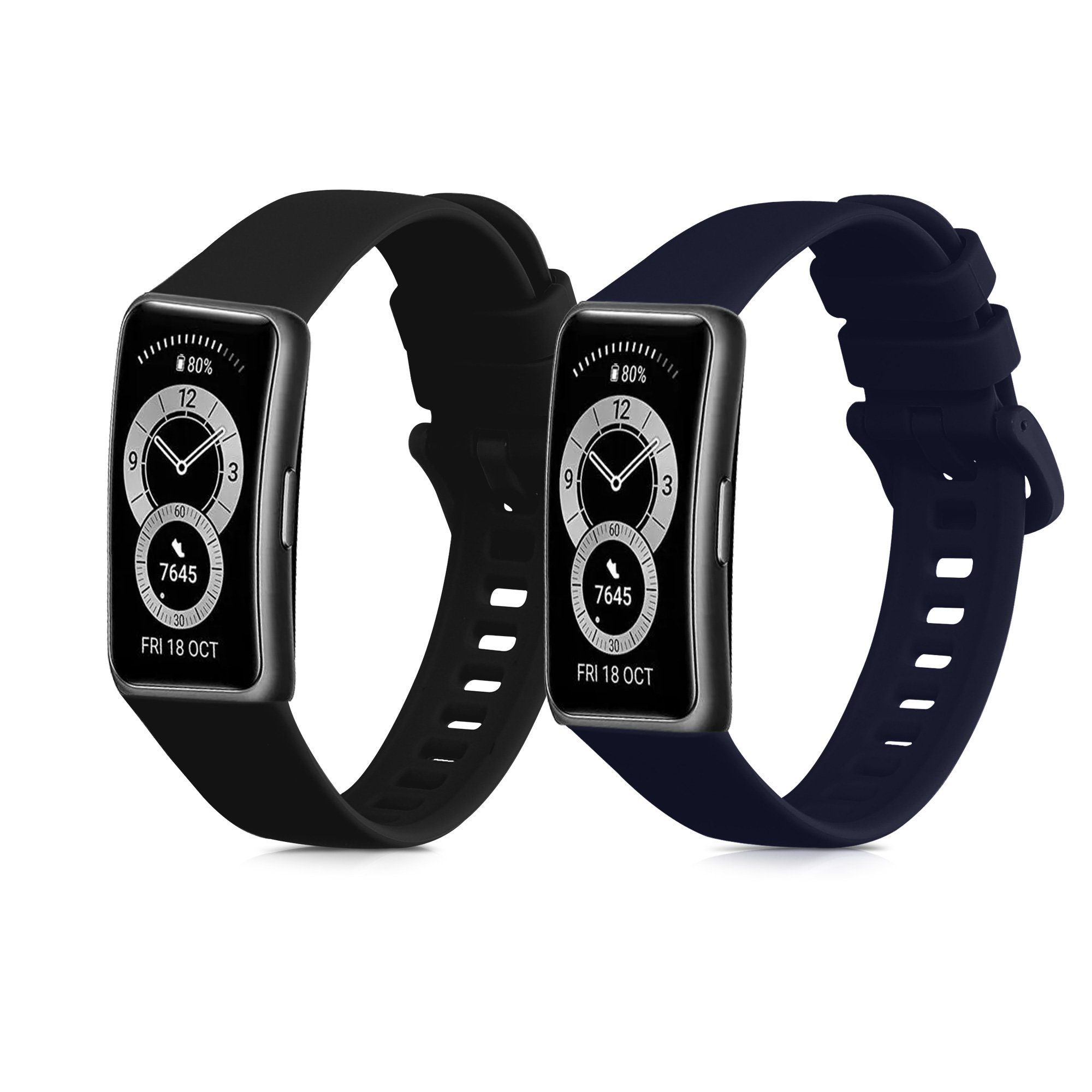 kwmobile Uhrenarmband 2x Sportarmband für Huawei günstig online kaufen