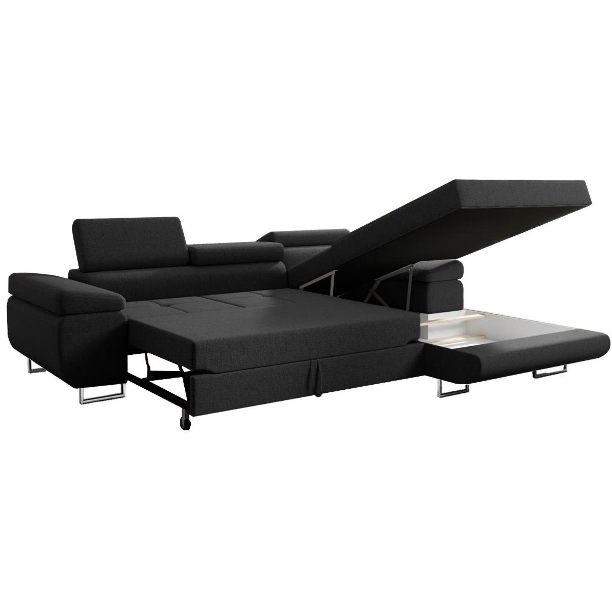 Beautysofa Ecksofa Alons mit Schlaffunktion auf günstig online kaufen