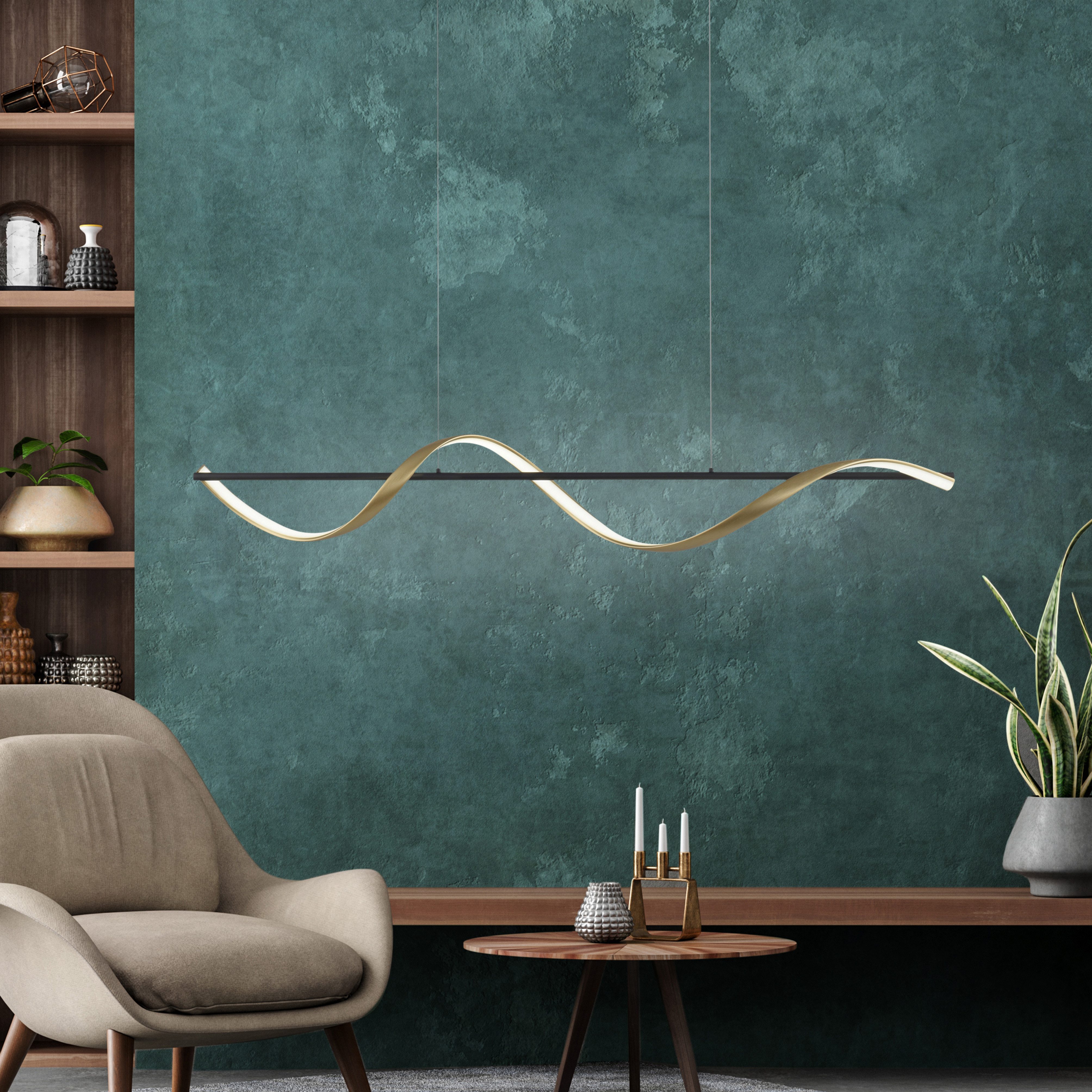 Neuhaus Q SMART HOME LIGHTS LED Pendelleuchte Q-SWING, Smart Home, LED fest integriert, warmweiß - kaltweiß