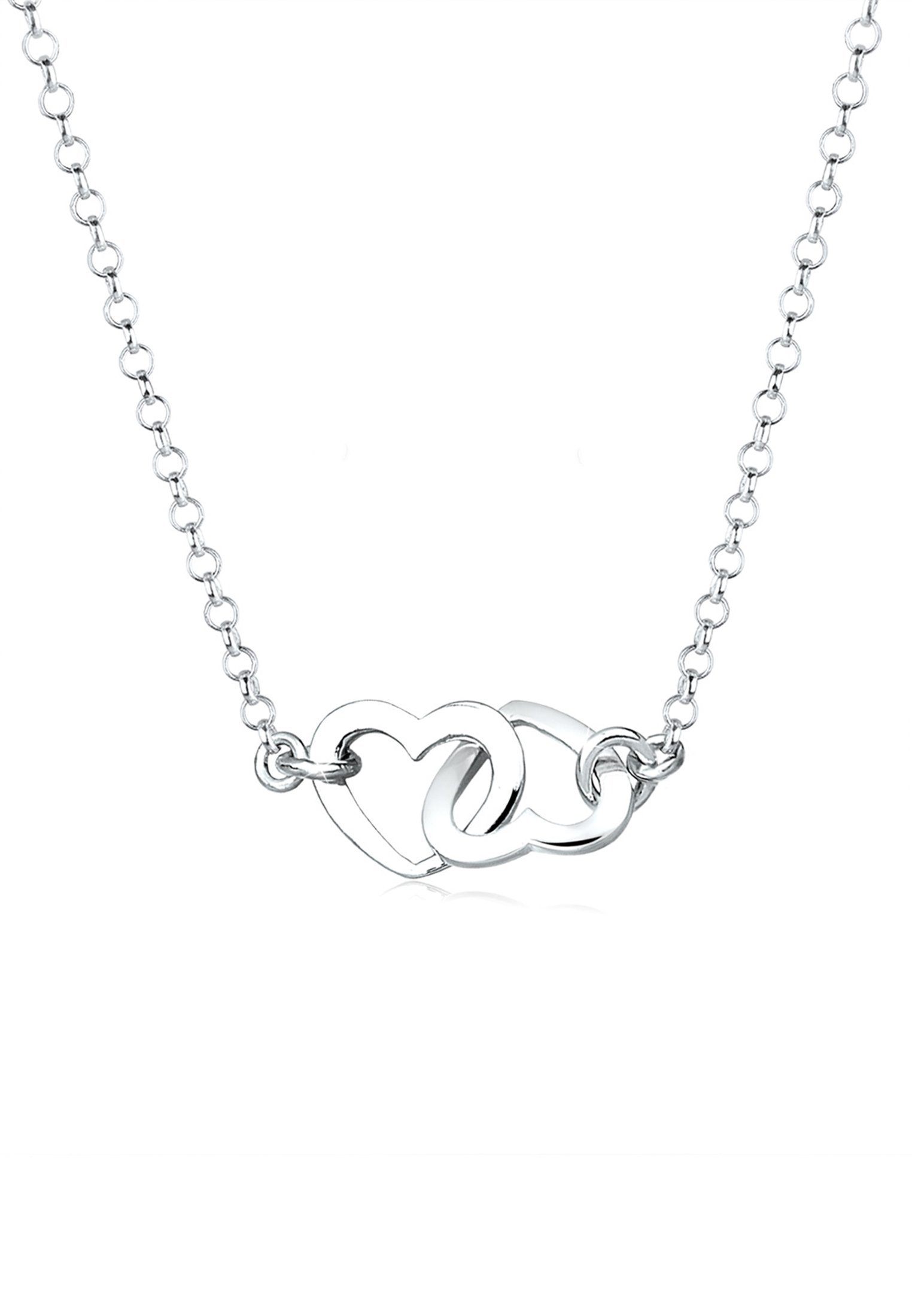 Elli Kette mit Anhänger Herz Liebe 925 Sterling Silber günstig online kaufen