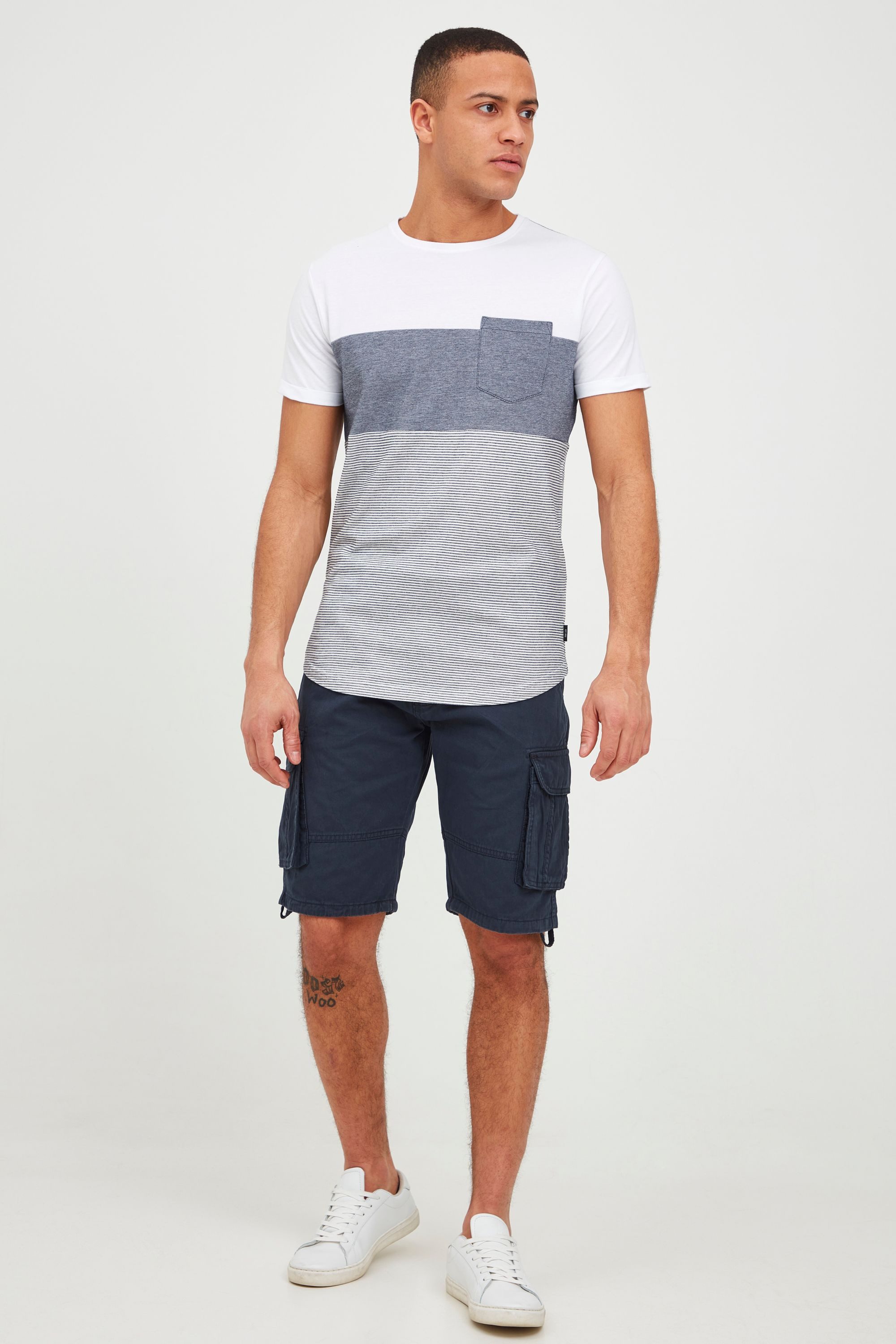 Indicode Cargoshorts IDCosta Kurze Hose mit Gürtel