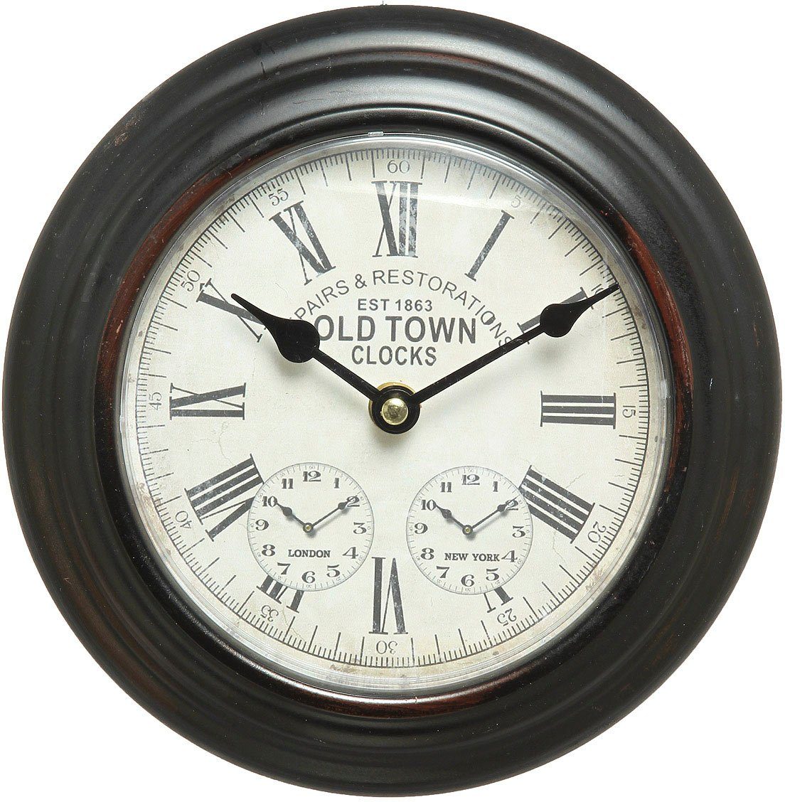 Ambiente Haus Wanduhr Wanduhr aus Metall günstig online kaufen