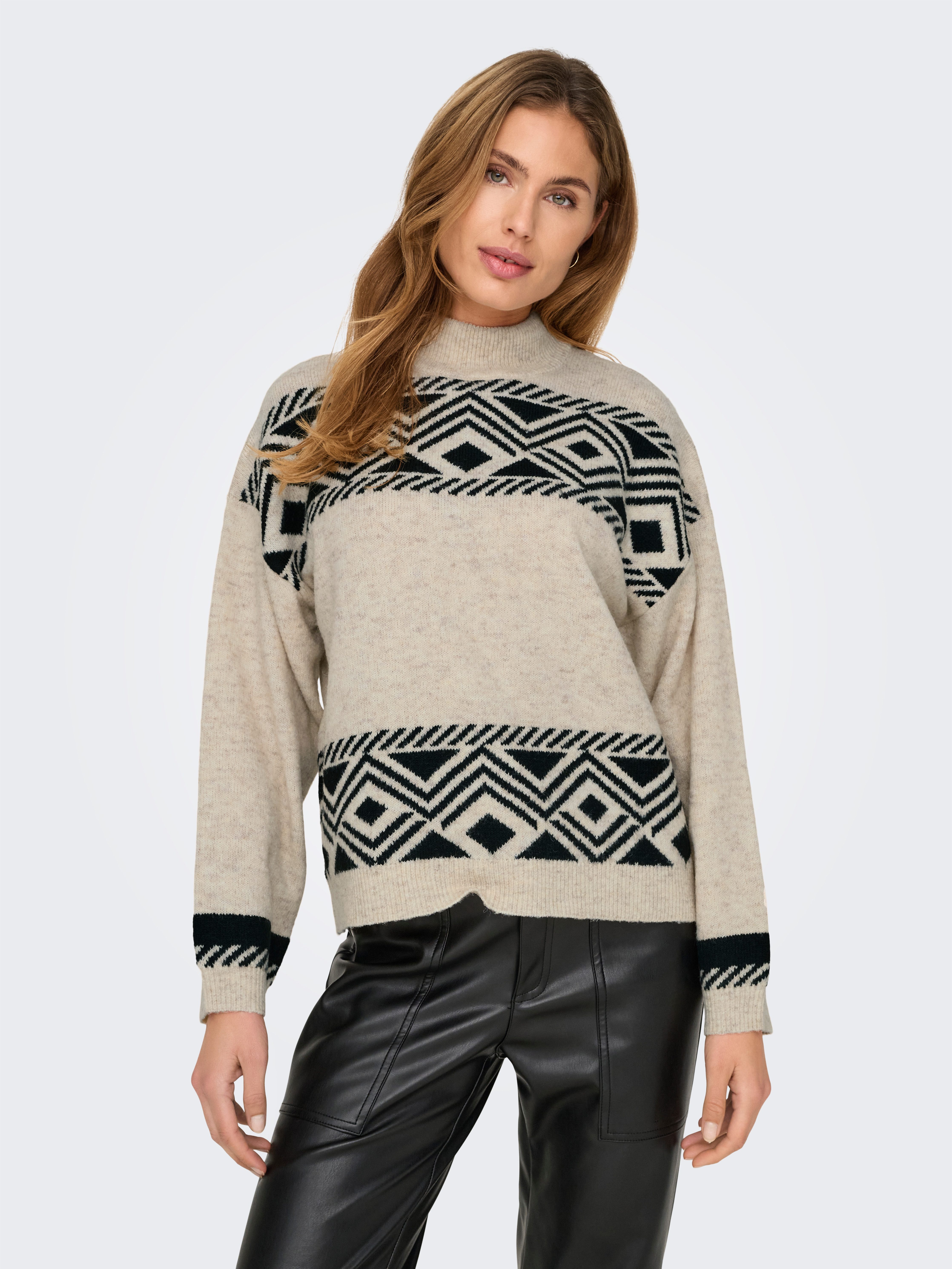 ONLY Stehkragenpullover ONLVICTORIA L/S PULLOVER KNT günstig online kaufen