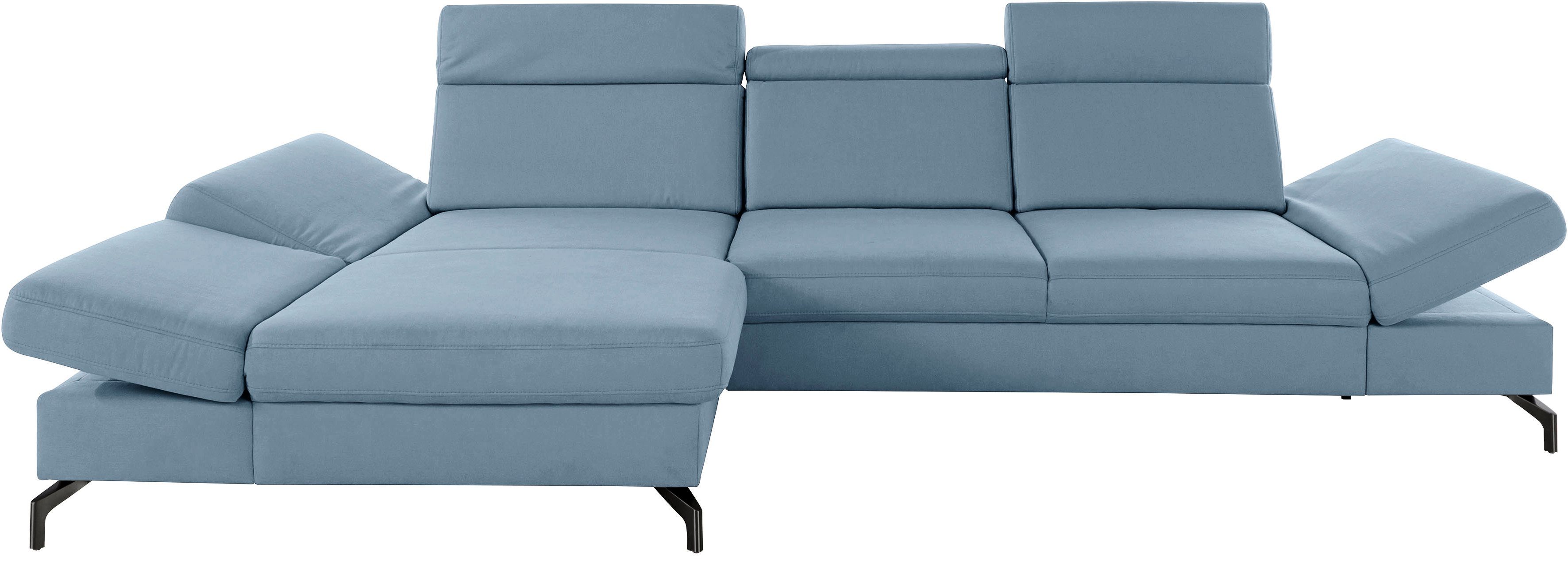 sit&more Ecksofa Brisbane L-Form, Fußhöhe 12 günstig online kaufen