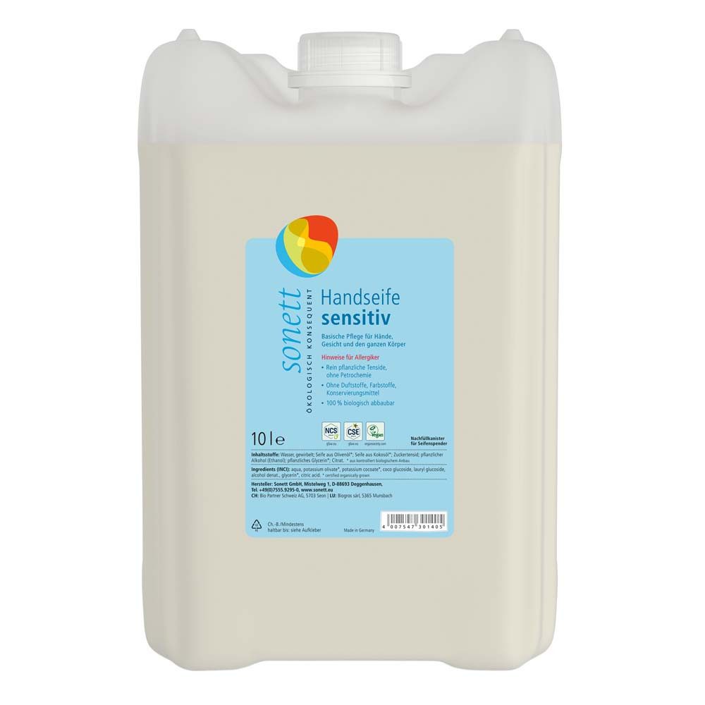 Sonett Handseife Handseife - Neutral/Sensitiv Kanister 10L
