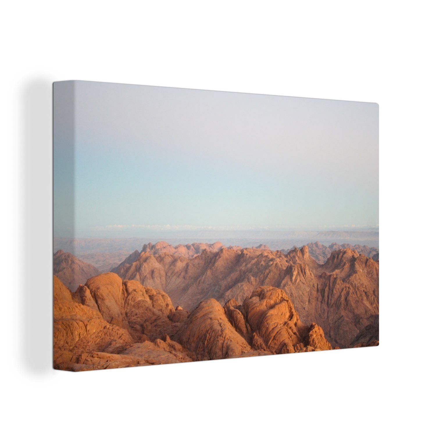OneMillionCanvasses® Leinwandbild Blick auf die Berge im Sinai in Ägypten, (1 St), Wandbild Leinwandbilder, Aufhängefertig, Wanddeko, 30x20 cm