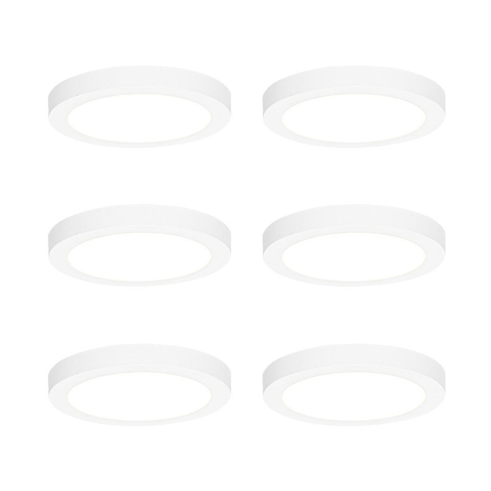 Qazqa LED Einbaustrahler 105157, Dimmbar, LED fest integriert, Extra-Warmweiß