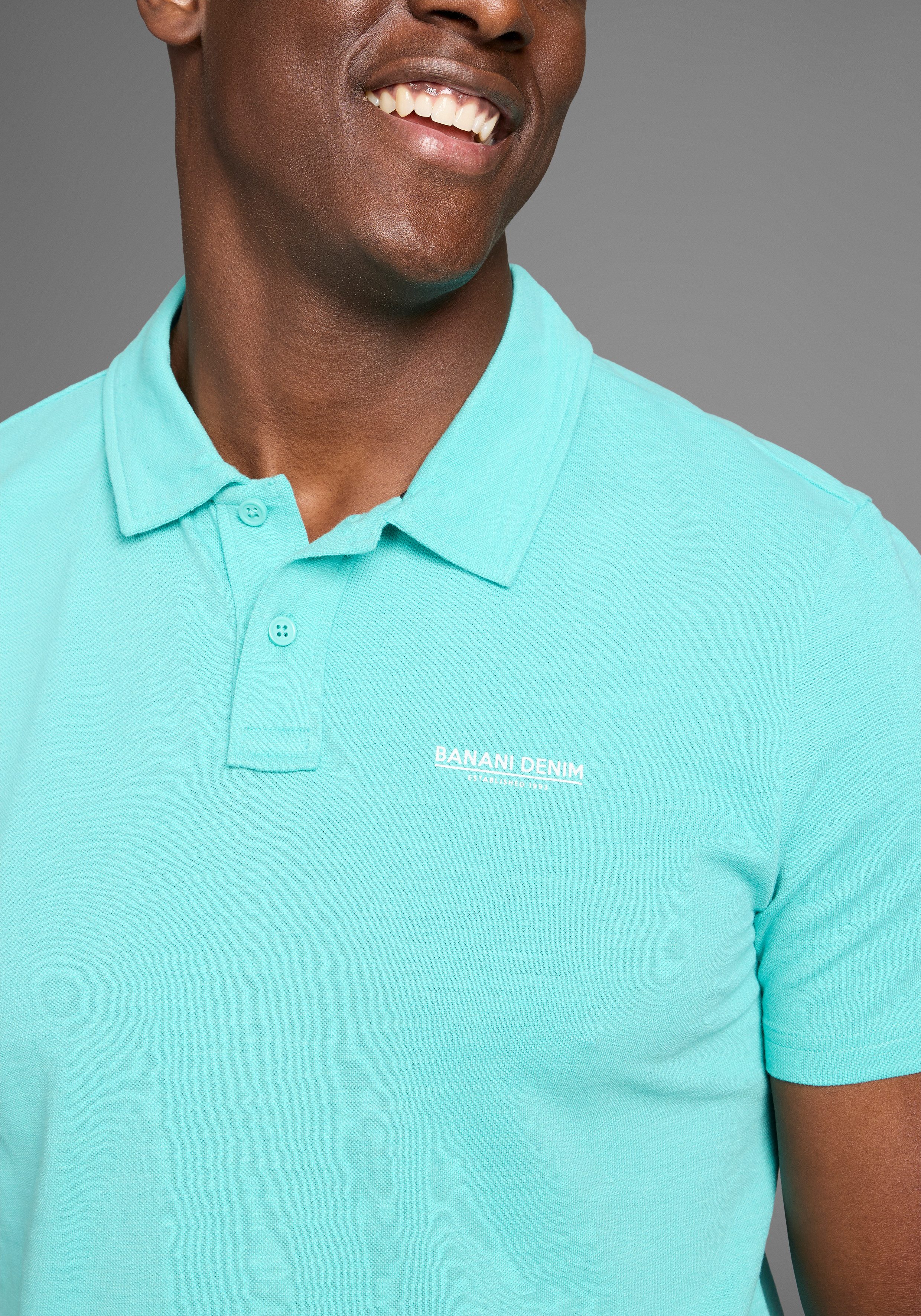 Bruno Banani Poloshirt Poloshirt in schmaler Passform – Bild 3 von 5