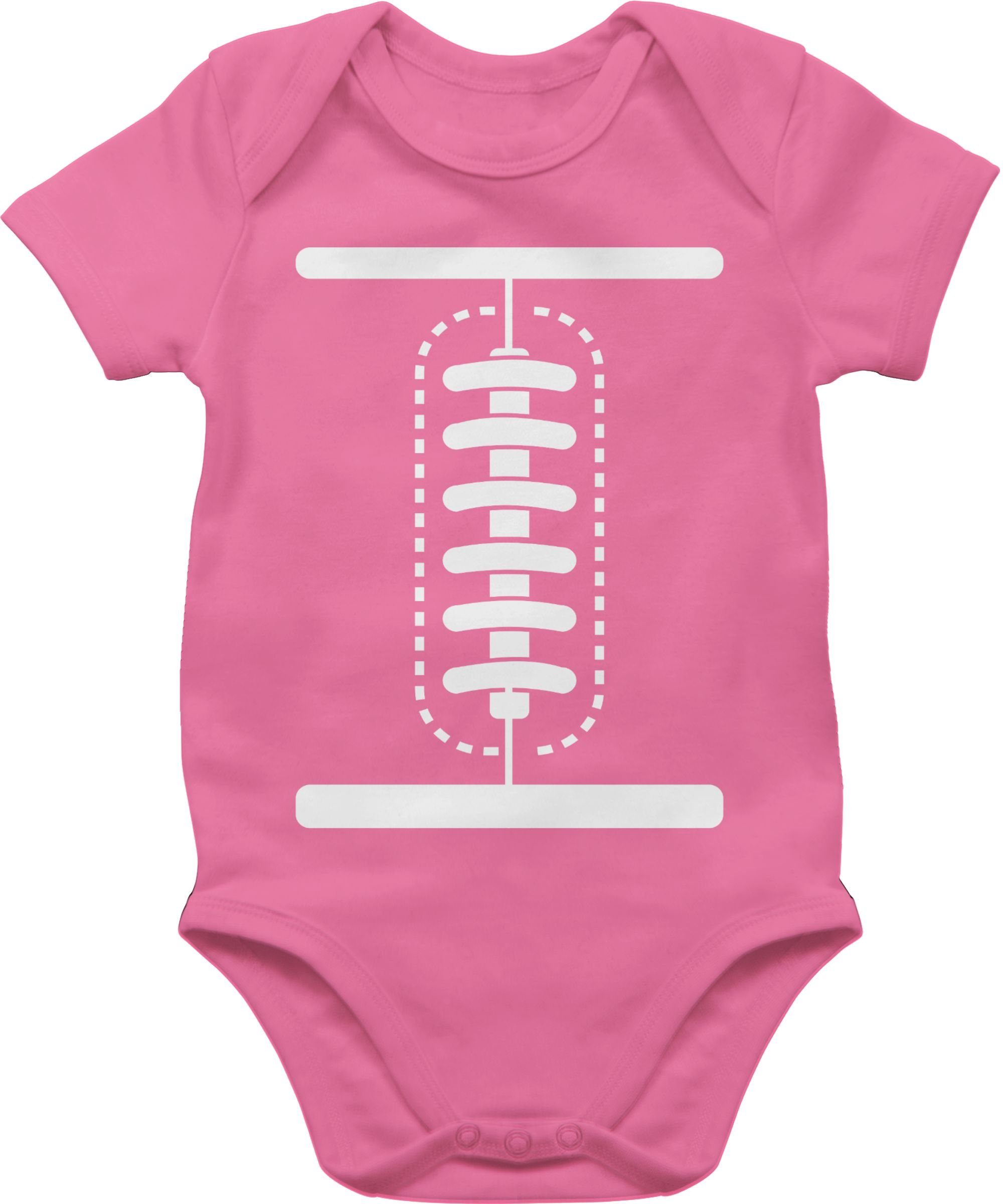 Baby Kostüm Karneval Shirtracer Shirtbody Pink Fasching 1 Football &