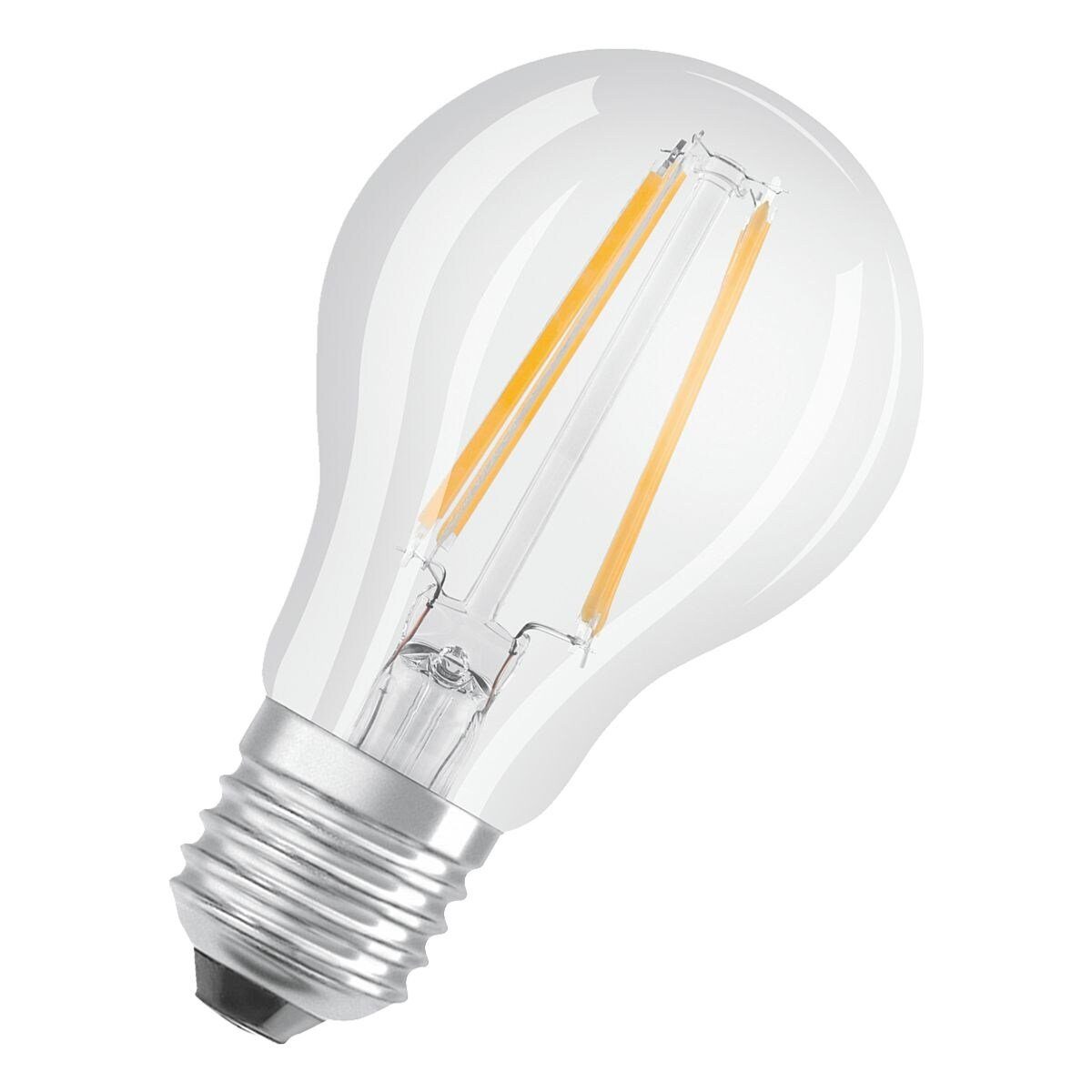 Osram LED-Leuchtmittel Retrofit Classic A, E27, Warm White, 4 W transparent