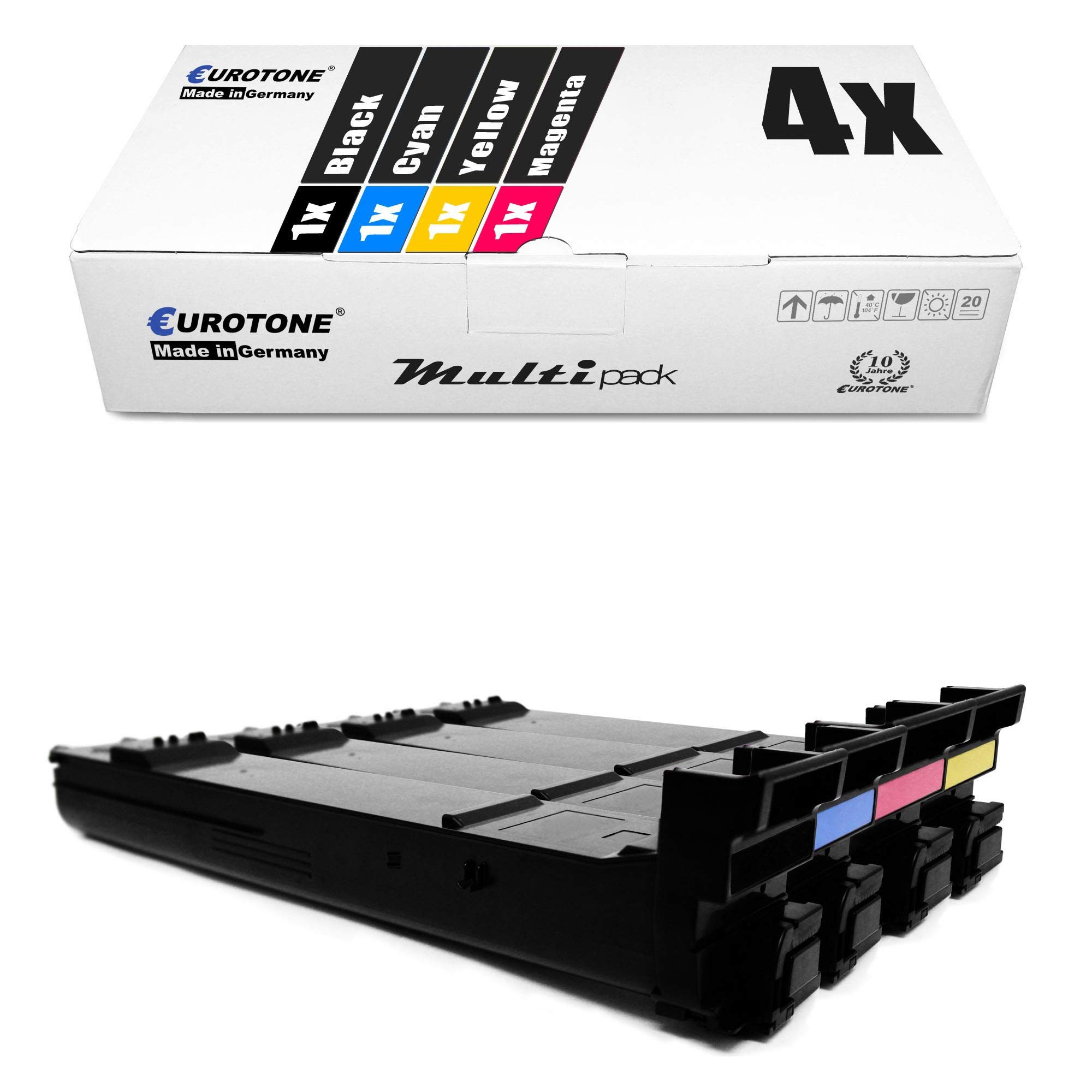 Eurotone Tonerkartusche 4X Müller Printware Toner für Konica Minolta Magicolor 4650 4690…, (Multipack, 4-St., 4-teiliges Set), Kompatibel, sofort einsatzbereit