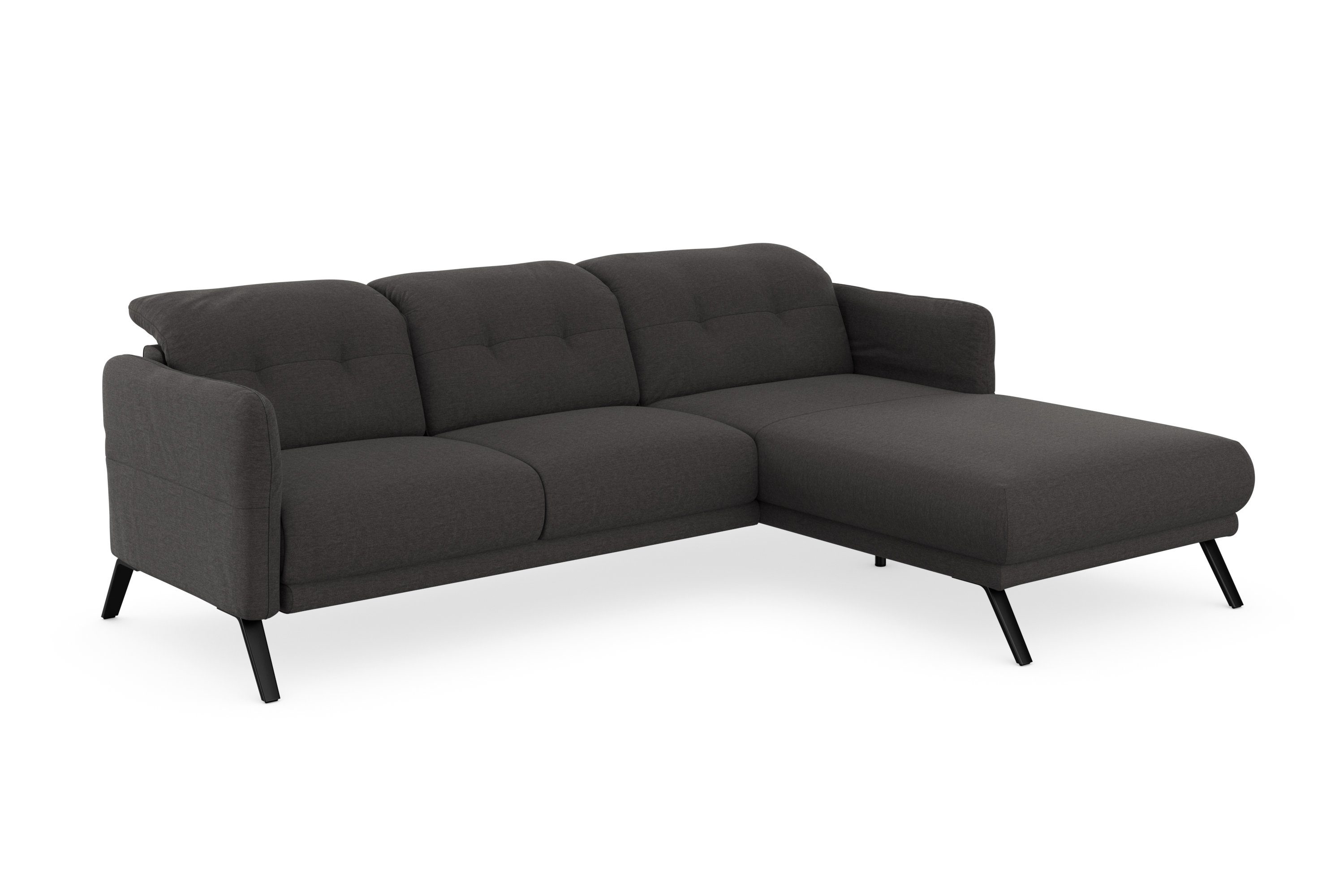 sit&more Ecksofa mit und Wahlweise Kopfteilverstellung Scandia, Armteilfunktion