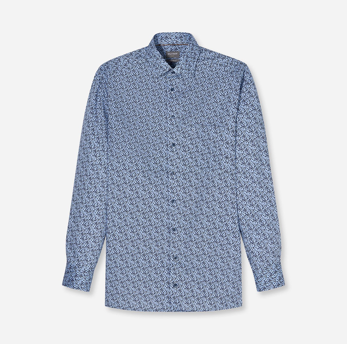 OLYMP Langarmhemd Luxor New Kentkragen, comfort fit