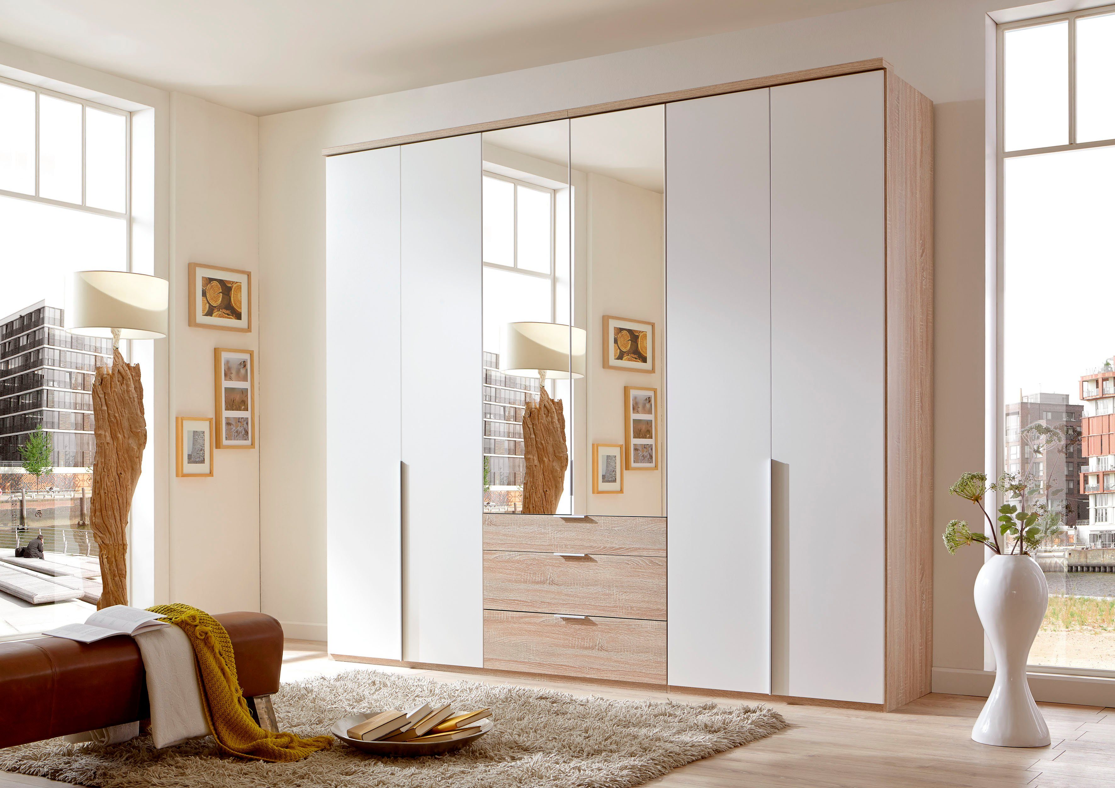 Wimex Kleiderschrank "New York mit Spiegeltüren", in 5 Breiten und 2 Höhen günstig online kaufen