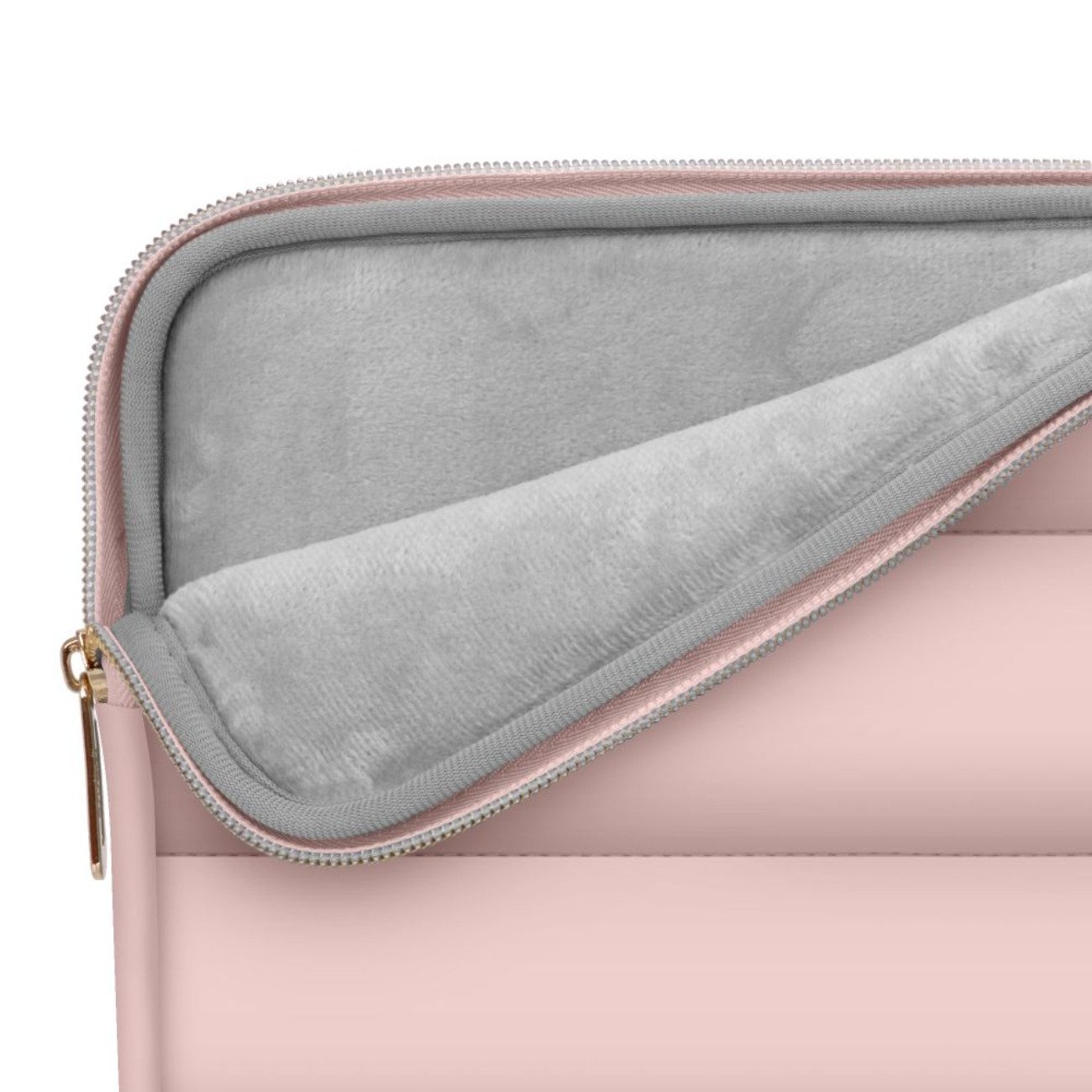 TECH PROTECT Laptoptasche Puffy (2-teiliges Set, Tasche + Zubehörtasche), Laptophülle mit Zubehörtasche und Plüschfutter