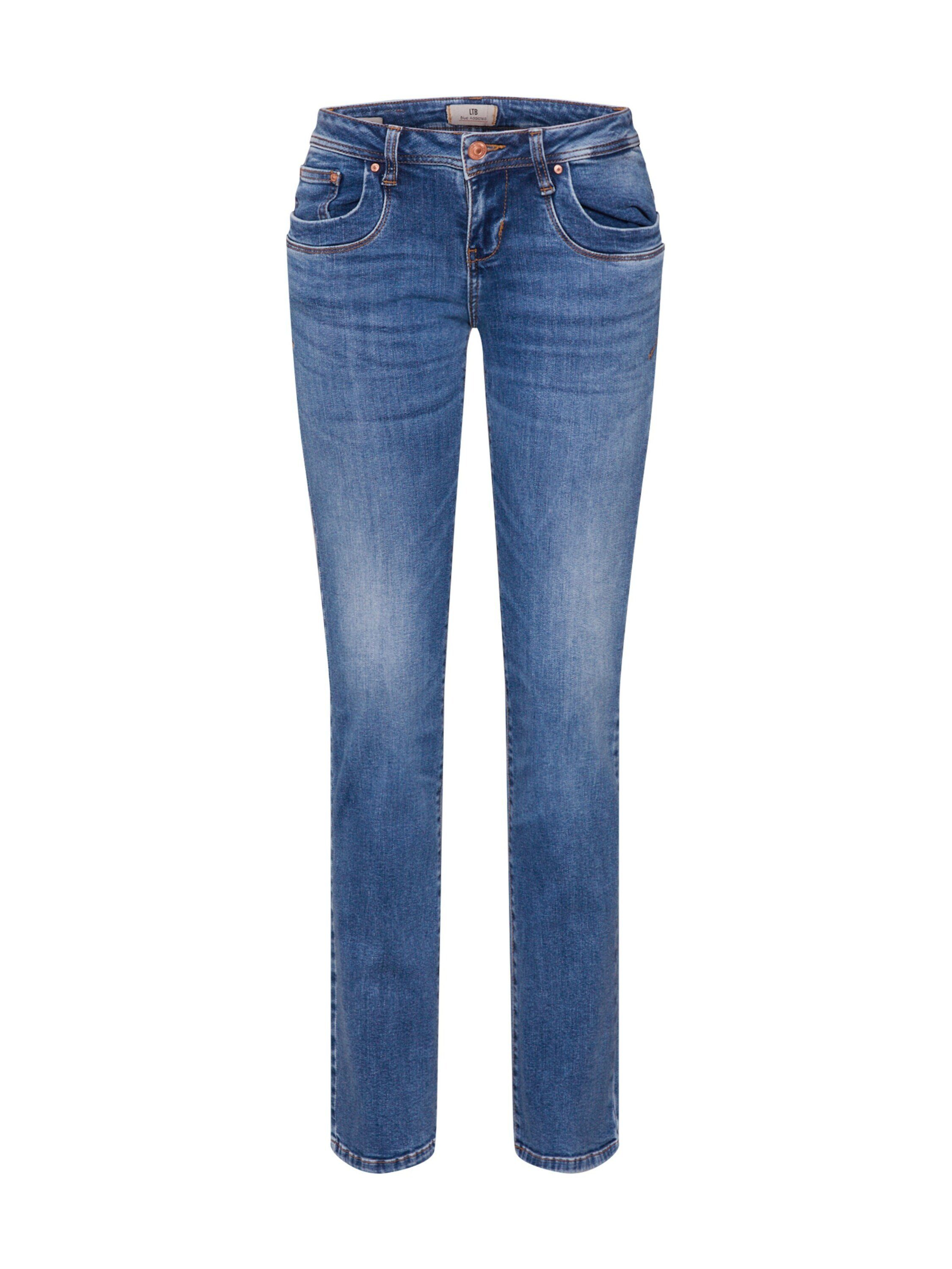Plain/ohne Detail, LTB Weiteres Details, (1-tlg) Cut-Outs Bootcut-Jeans Valerie