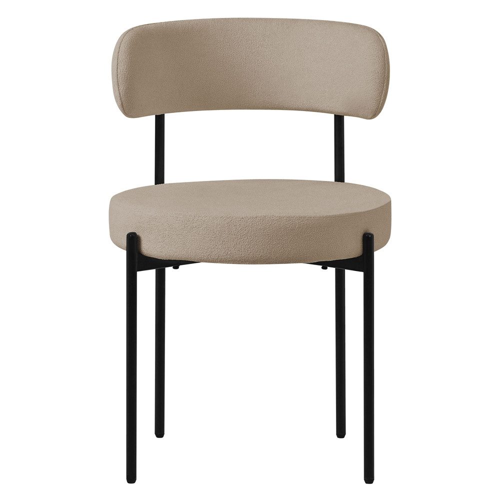 ML-DESIGN Polsterstuhl Esszimmerstühle Gruppe Küchenstuhl aus Teddystoff mi günstig online kaufen