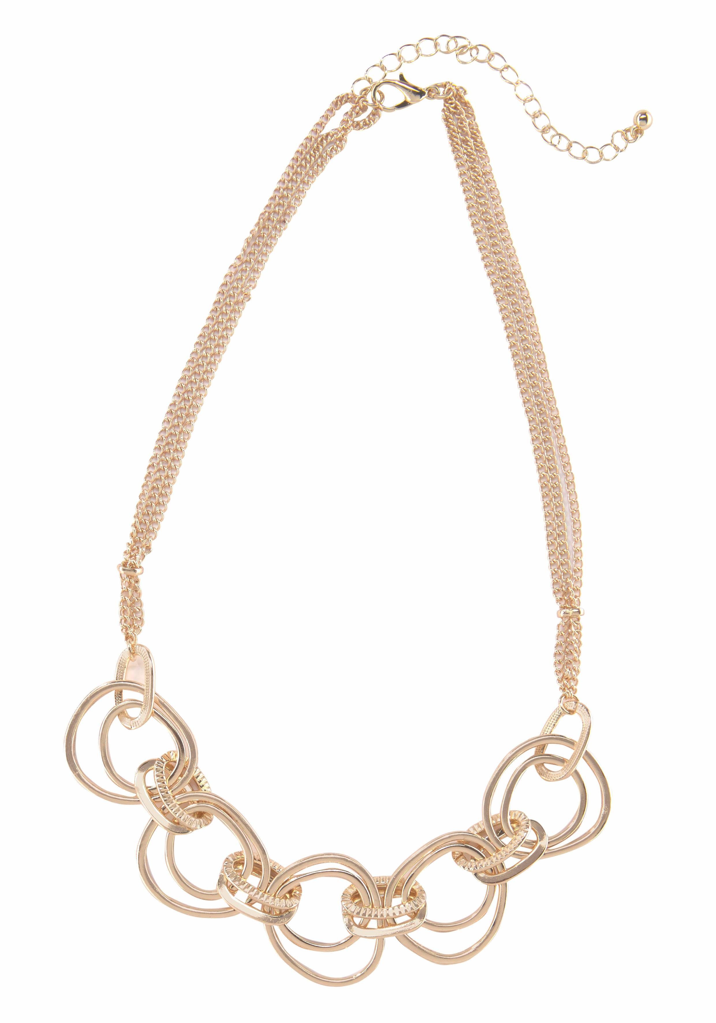 Firetti Collier eingehängte Ringzierde, mehrreihig (1-tlg)