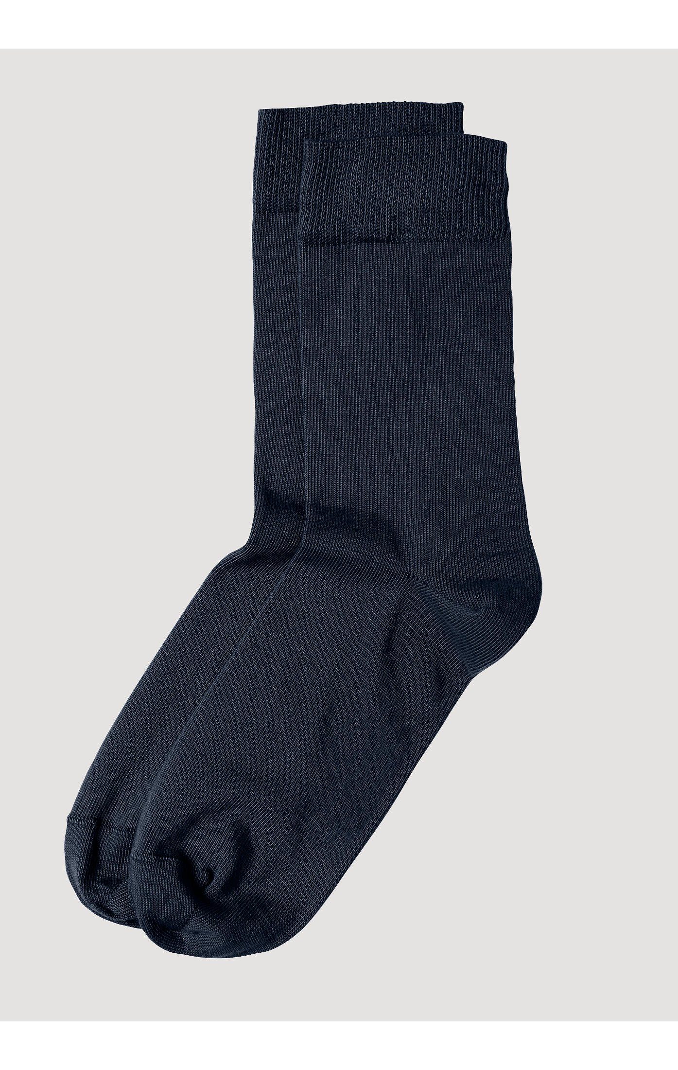 Bio-Baumwolle aus marine Hessnatur (1-Paar) Socken