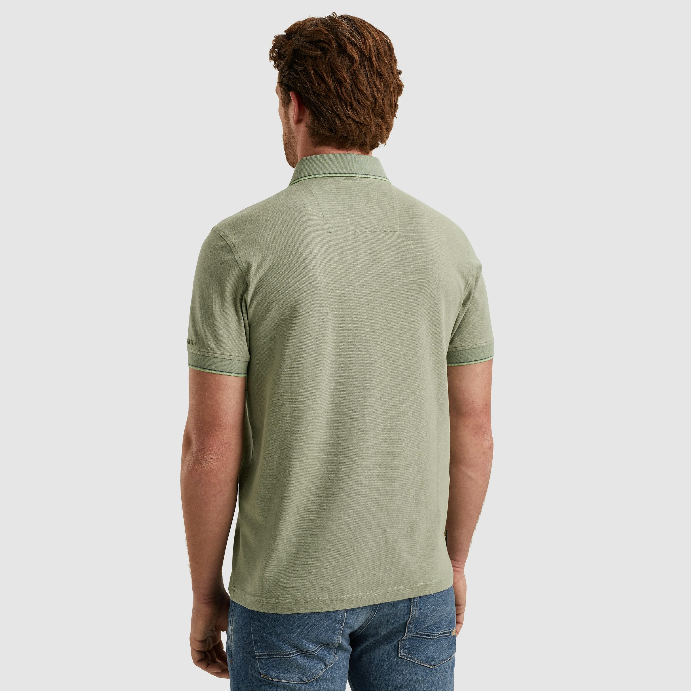 PME LEGEND Poloshirt Short sleeve polo stretch pique package mit Schriftzug – Bild 2 von 5