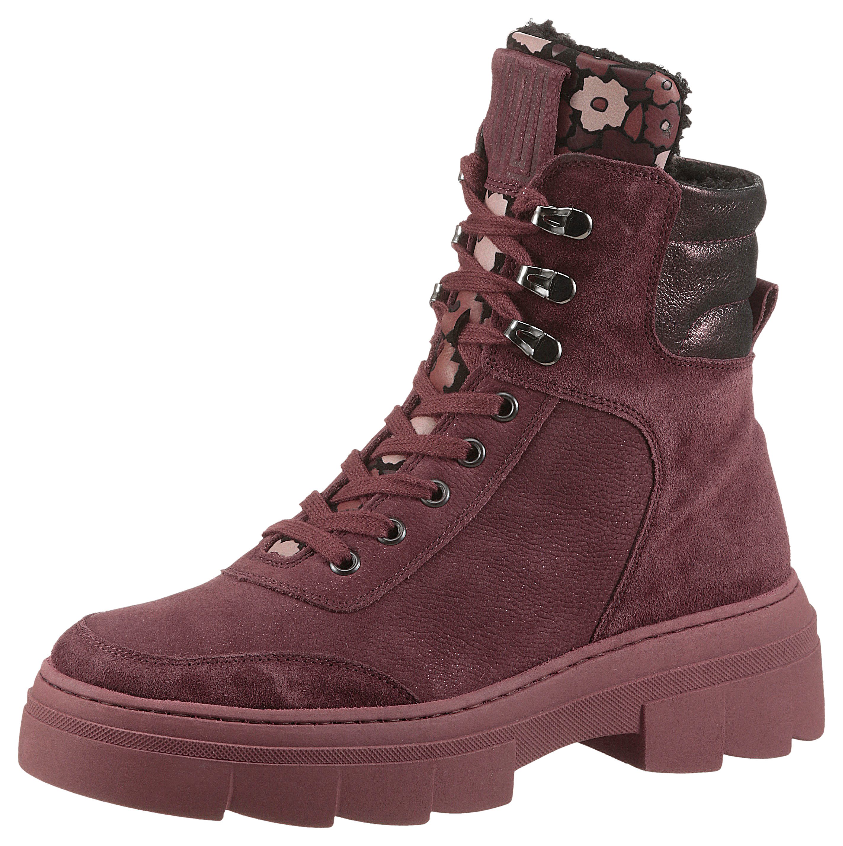 Waldläufer H-SAIGA Schnürboots Schnürstiefelette, Plateauboots in Komfortwe günstig online kaufen