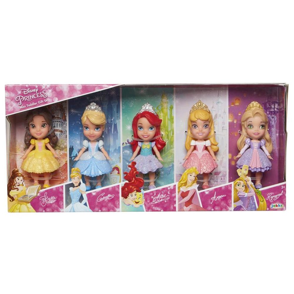 Disney Spielfigur Disney Minipuppen Prinzessinnen 5er Set, 7,5 cm, (5-tlg)
