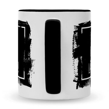 GRAVURZEILE Tasse mit Spruch - Du. Ich. Läuft!, Keramik, Farbe: Schwarz & Weiß