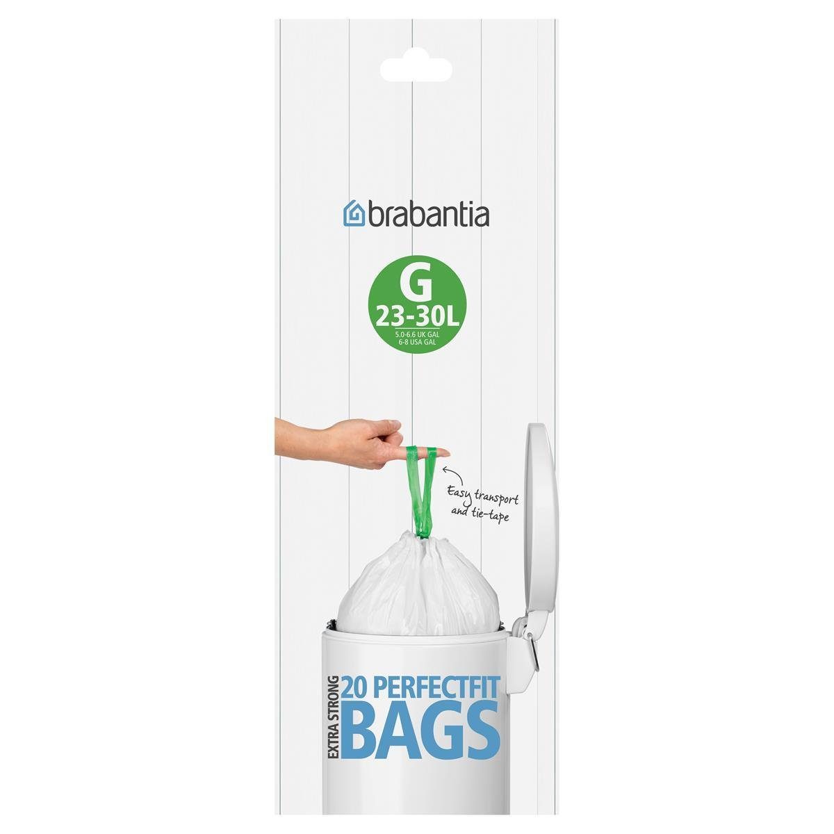 Brabantia Müllbeutel Brabantia Smartfix 30 l (G), 20 Müllbeutel