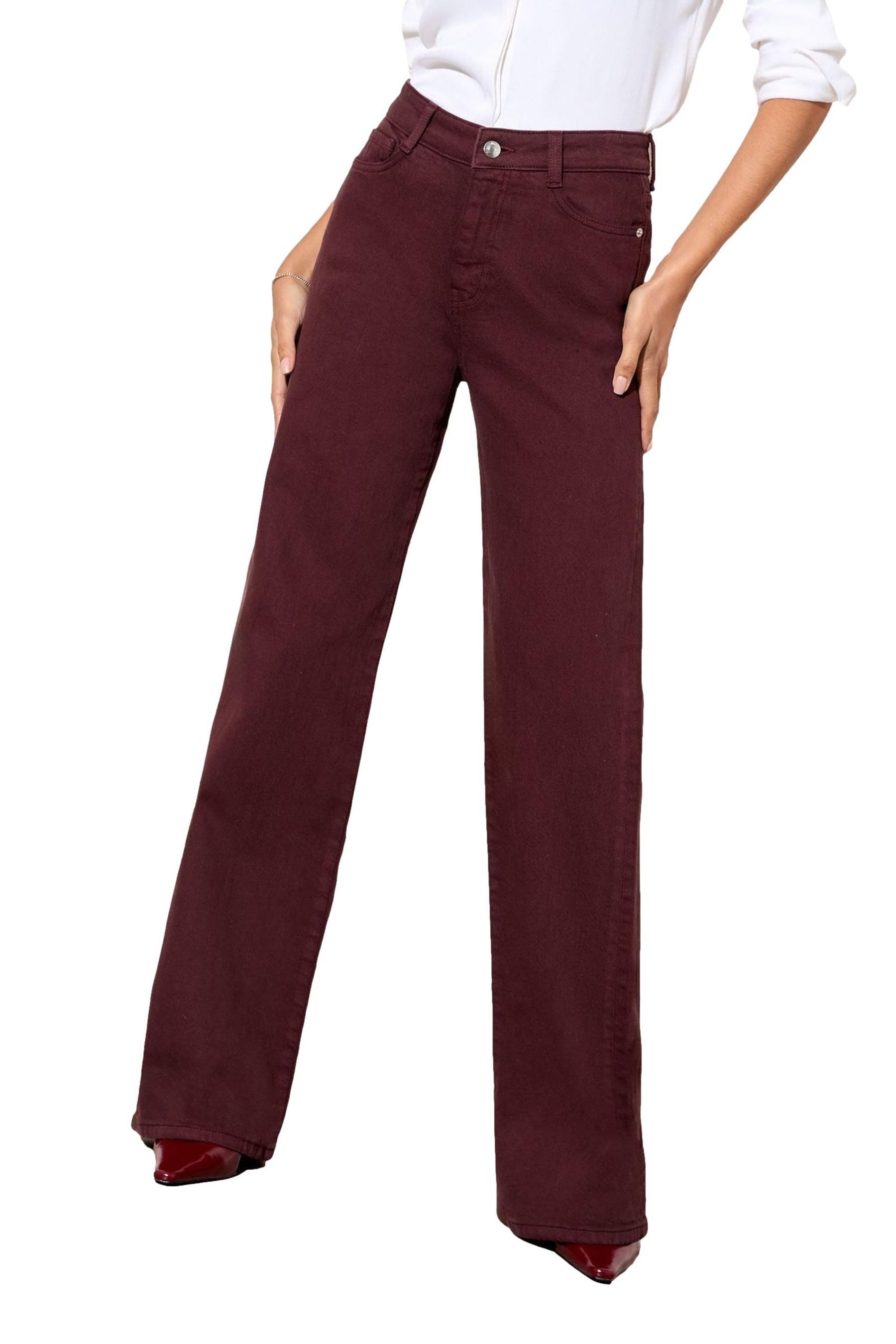 Friends Like These Weite Jeans Friends Like These Jeans, weites Bein, Kurzgröße (1-tlg)