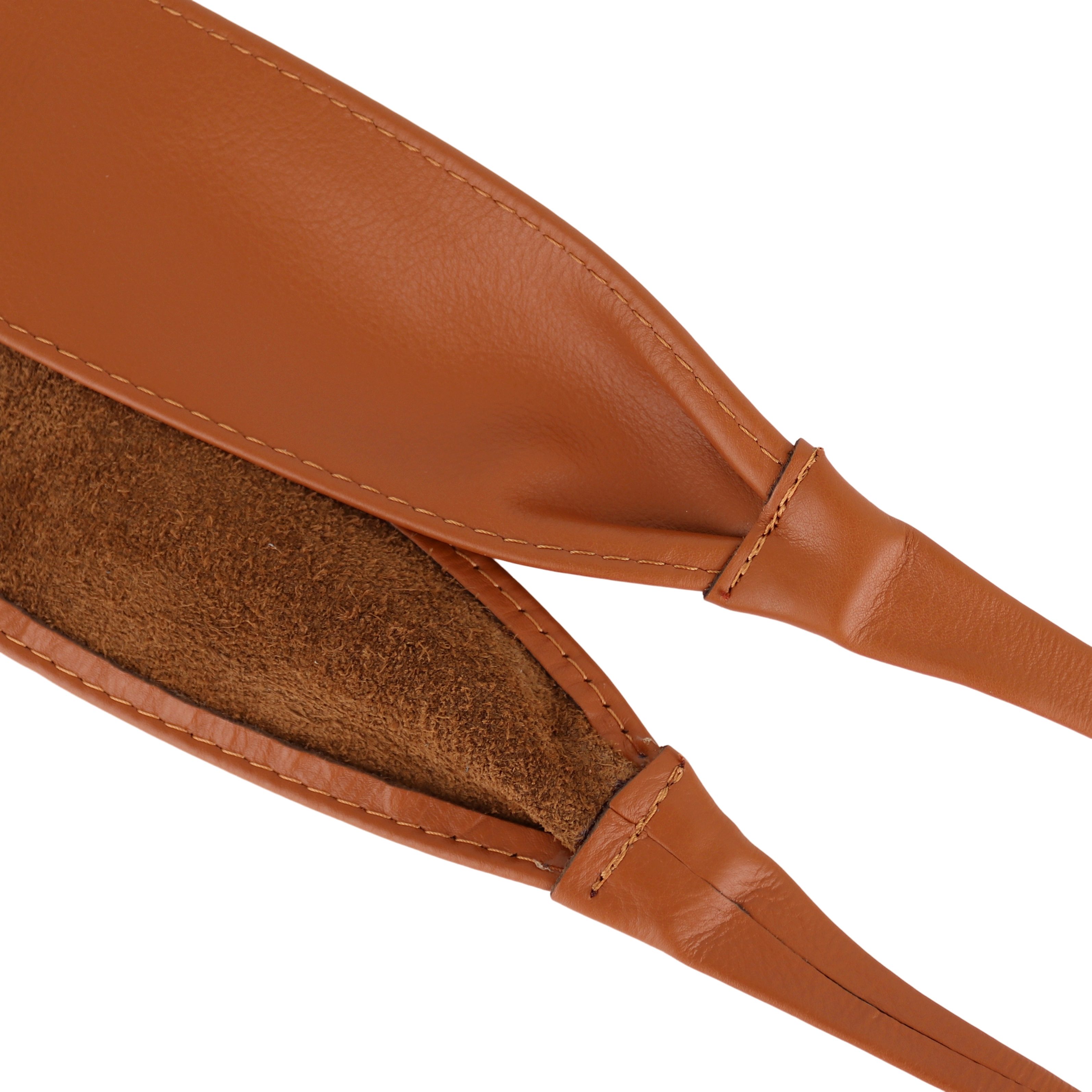 MIRROSI Taillengürtel Wickelgürtel aus Echtleder, Schleife mit breitem Bund (mit breitem Bund zum Wickeln, 7cm Breit, 265cm lang) OBi Gürtel, Bindegürtel, Schnü – Bild 5 von 5