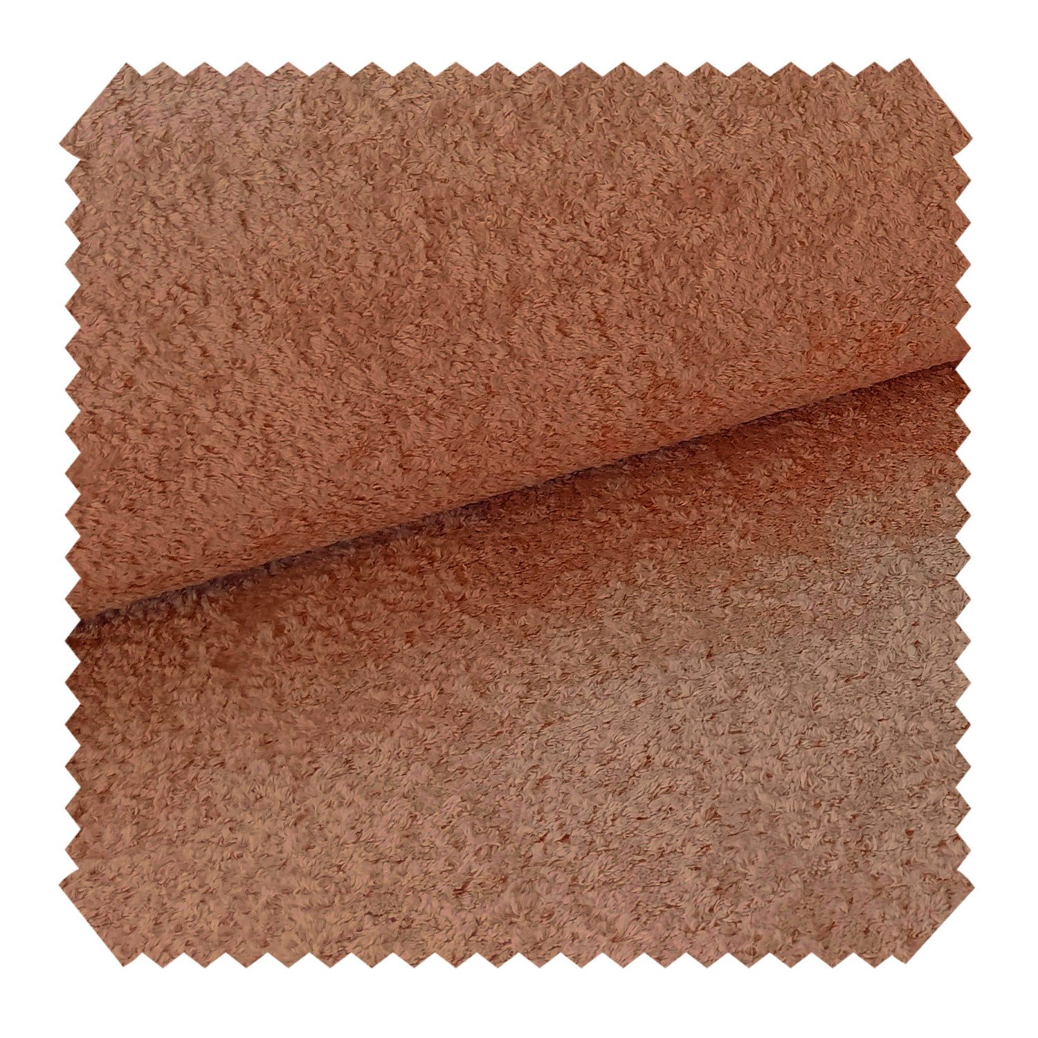 novely® Stoff MONIQUE Samtweicher Bouclé-Polsterstoff, Möbelstoff in Erdtönen, Schwer Entzündbar, Kuschelweich, Robust