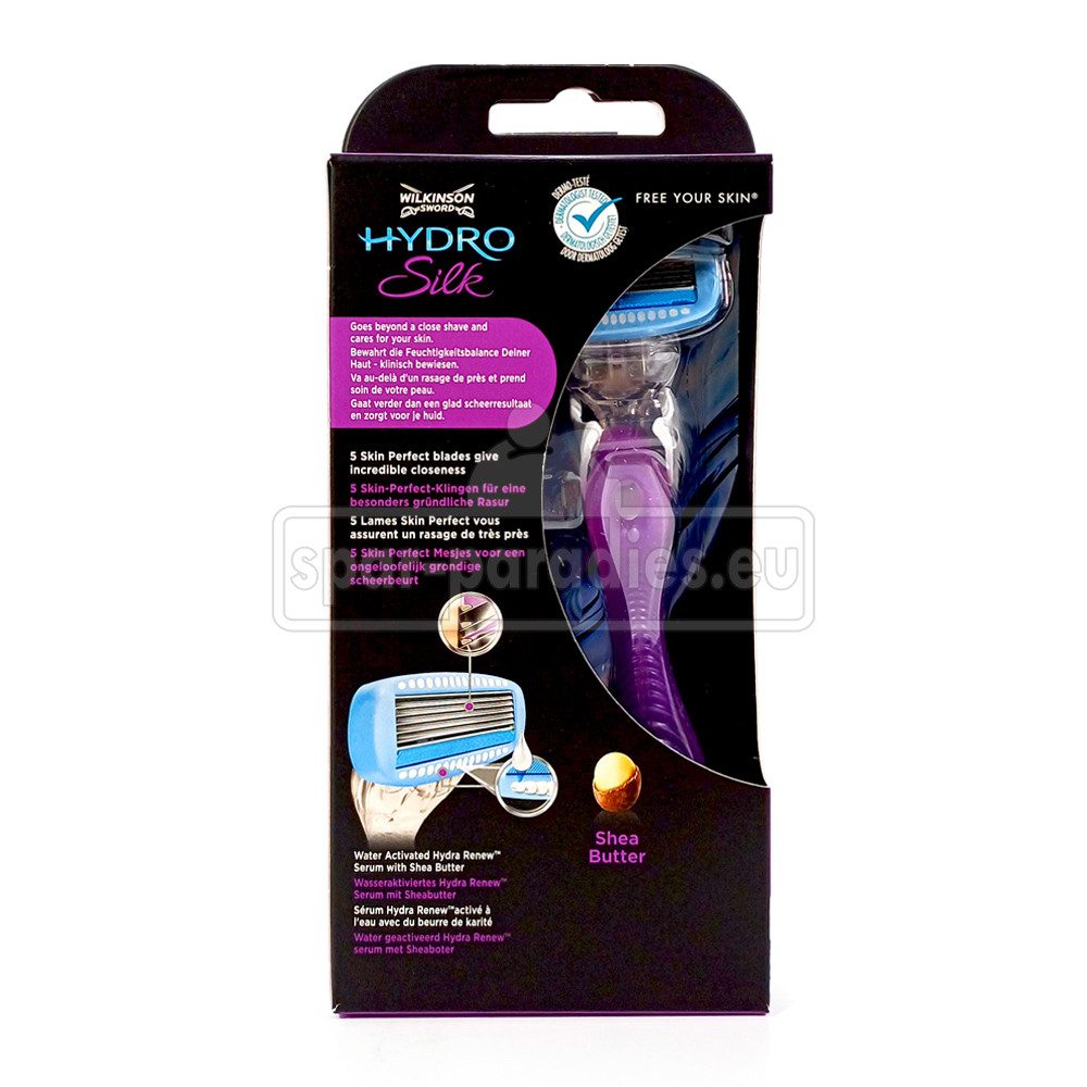 Wilkinson Nassrasierer Wilkinson Hydro Silk Rasierer + 1 Ersatzklinge